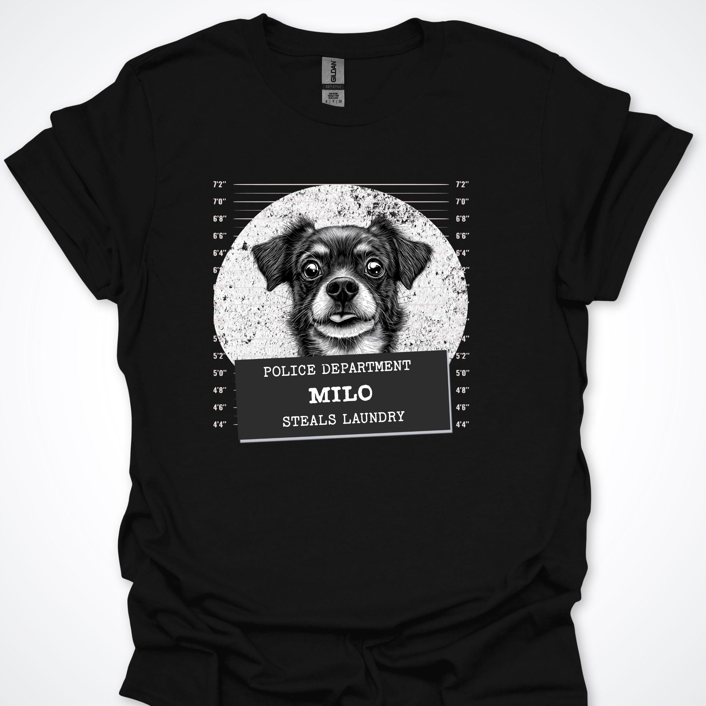 T-Shirt Black / S Police Lineup - Steals Laundry Premium Unisex T-Shirt ReallyintoDogs