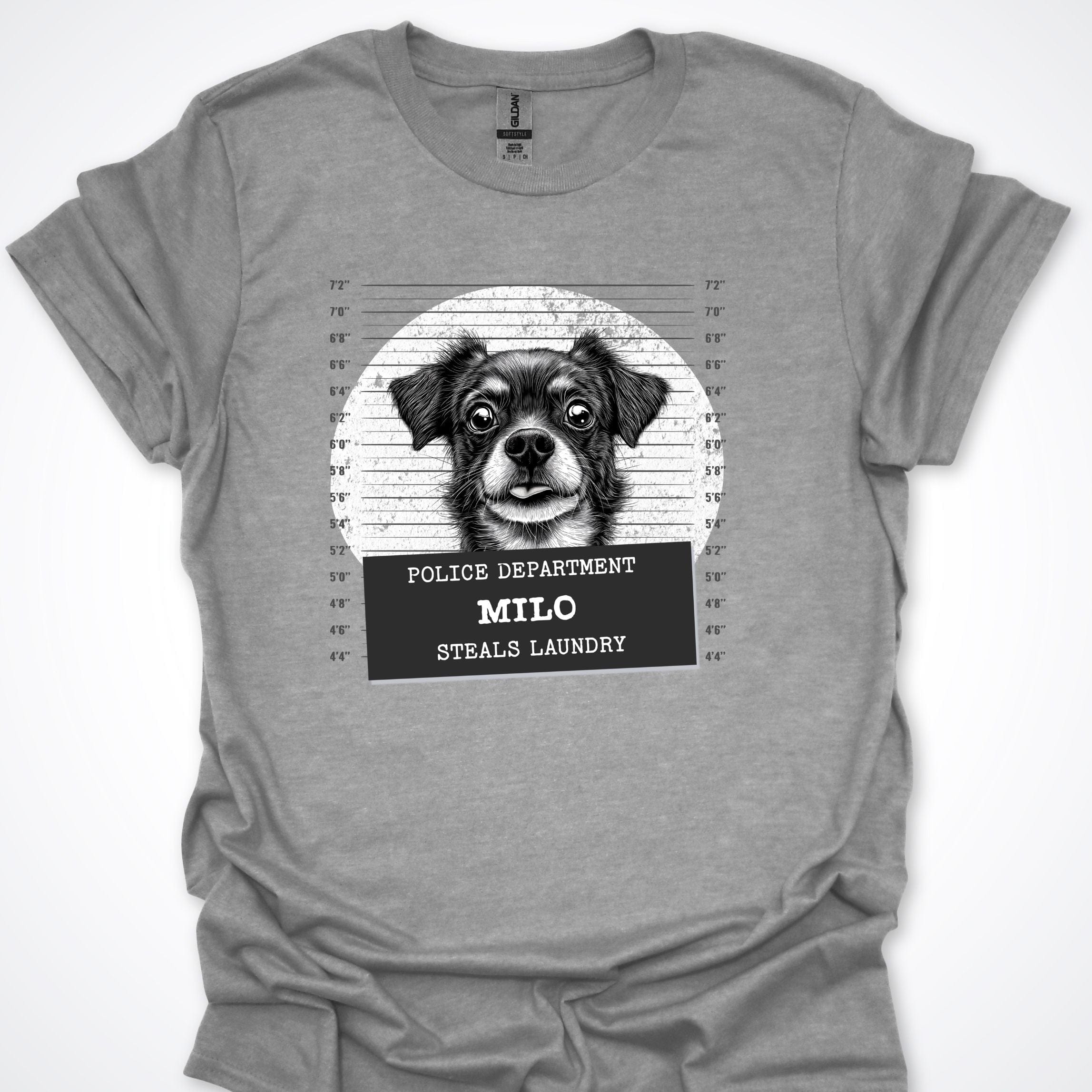 T-Shirt Sport Grey / S Police Lineup - Steals Laundry Premium Unisex T-Shirt ReallyintoDogs