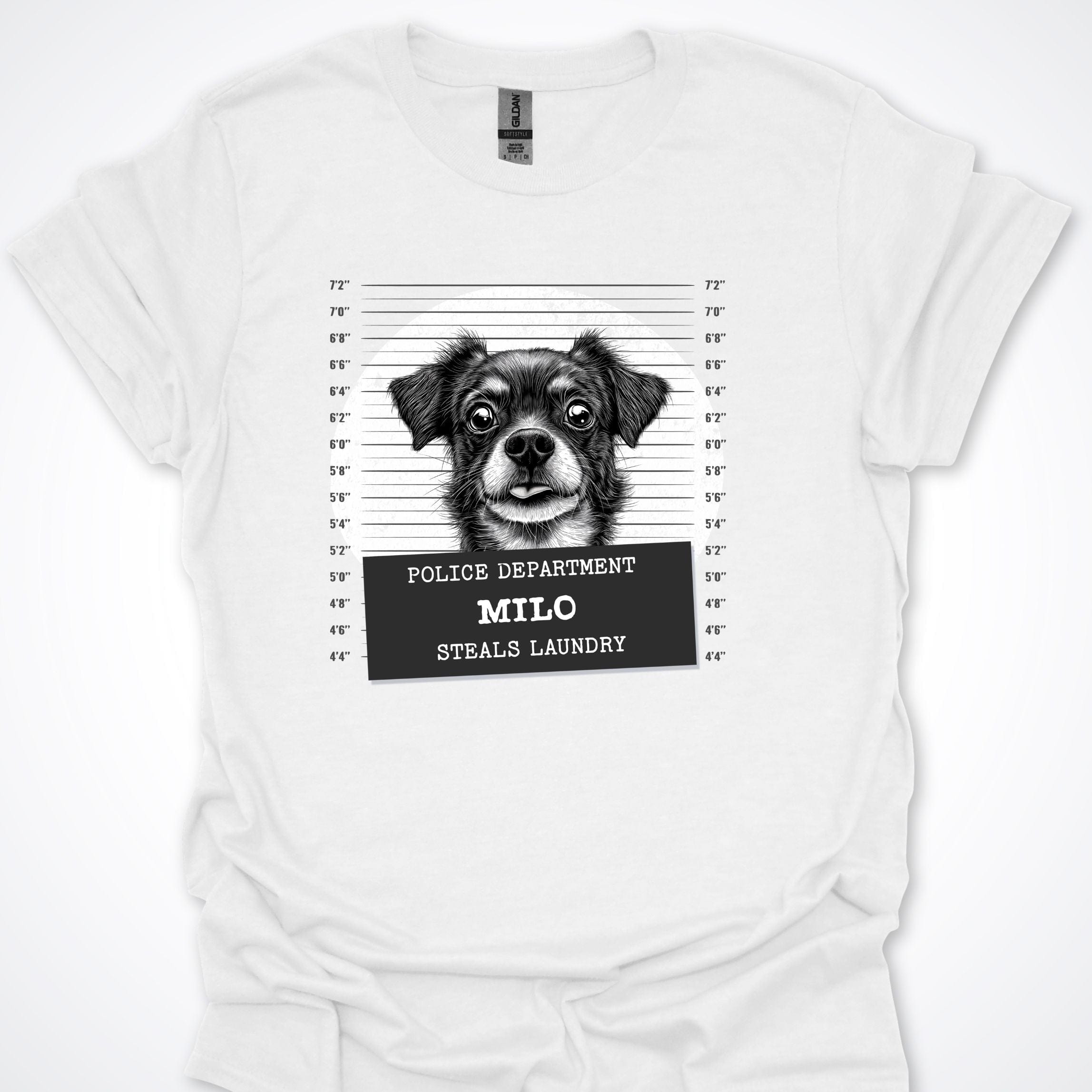 T-Shirt White / S Police Lineup - Steals Laundry Premium Unisex T-Shirt ReallyintoDogs