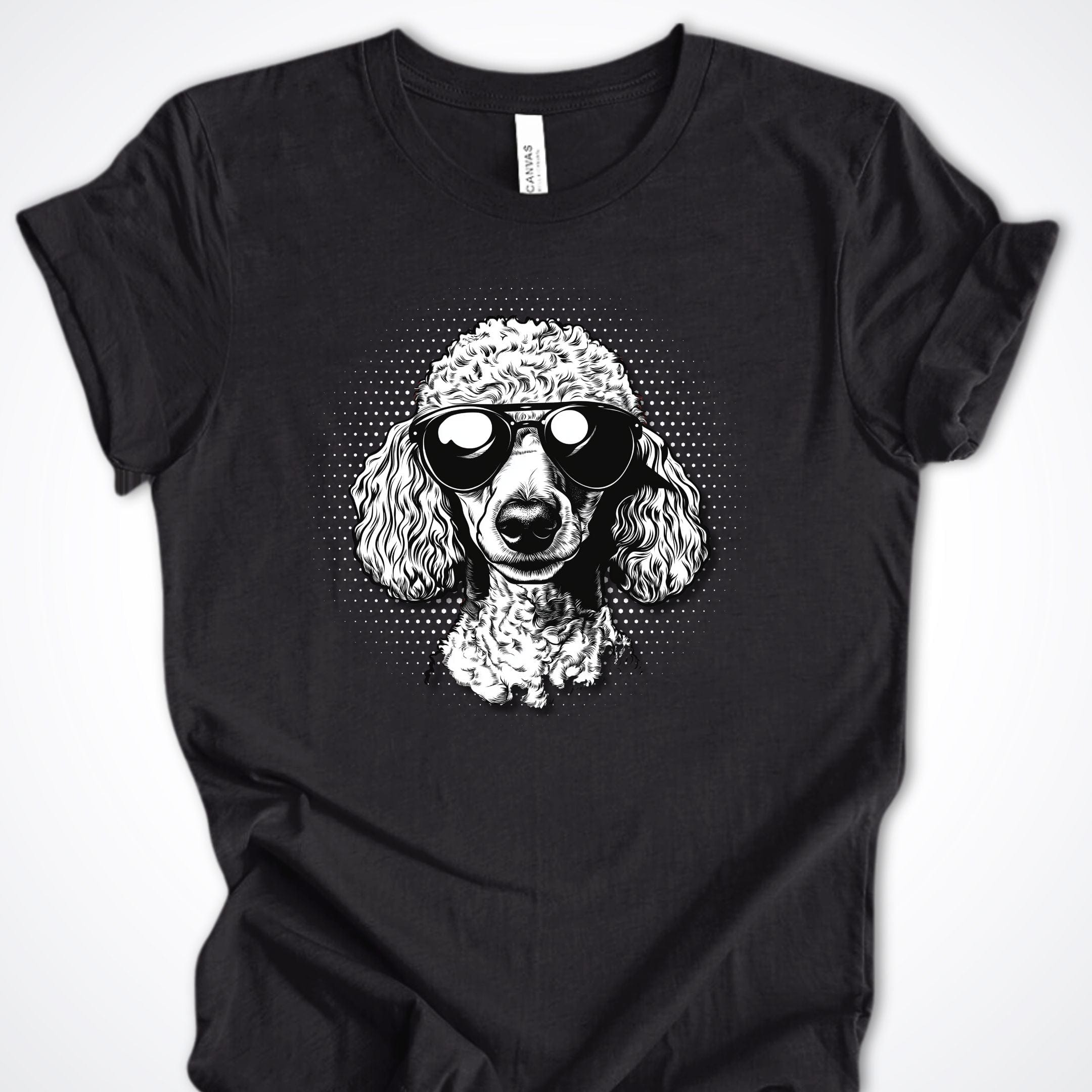 T-Shirt Black Heather / S Poodle Top Dog Premium Unisex T-Shirt ReallyintoDogs