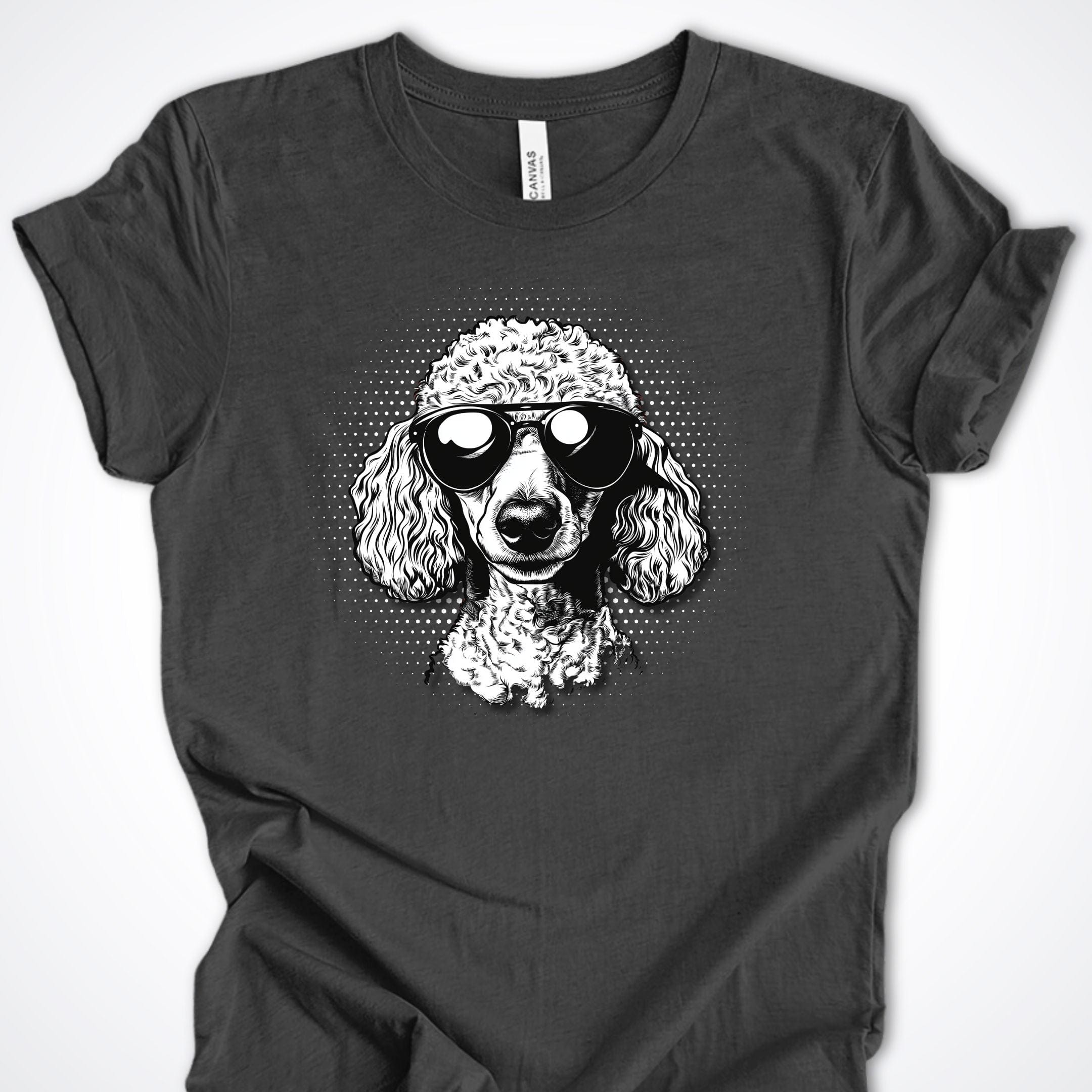 T-Shirt Dark Grey Heather / S Poodle Top Dog Premium Unisex T-Shirt ReallyintoDogs