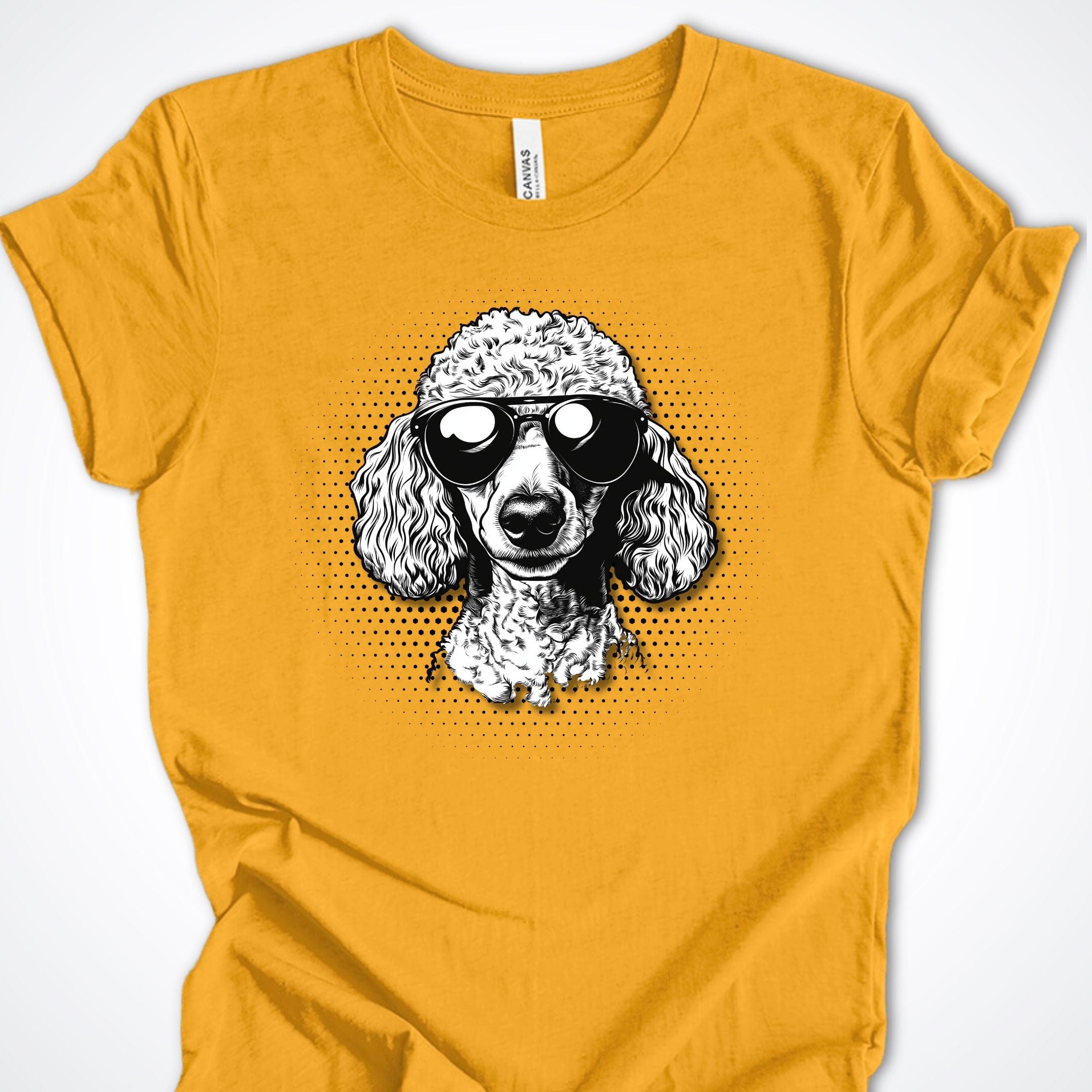 T-Shirt Gold / S Poodle Top Dog Premium Unisex T-Shirt ReallyintoDogs