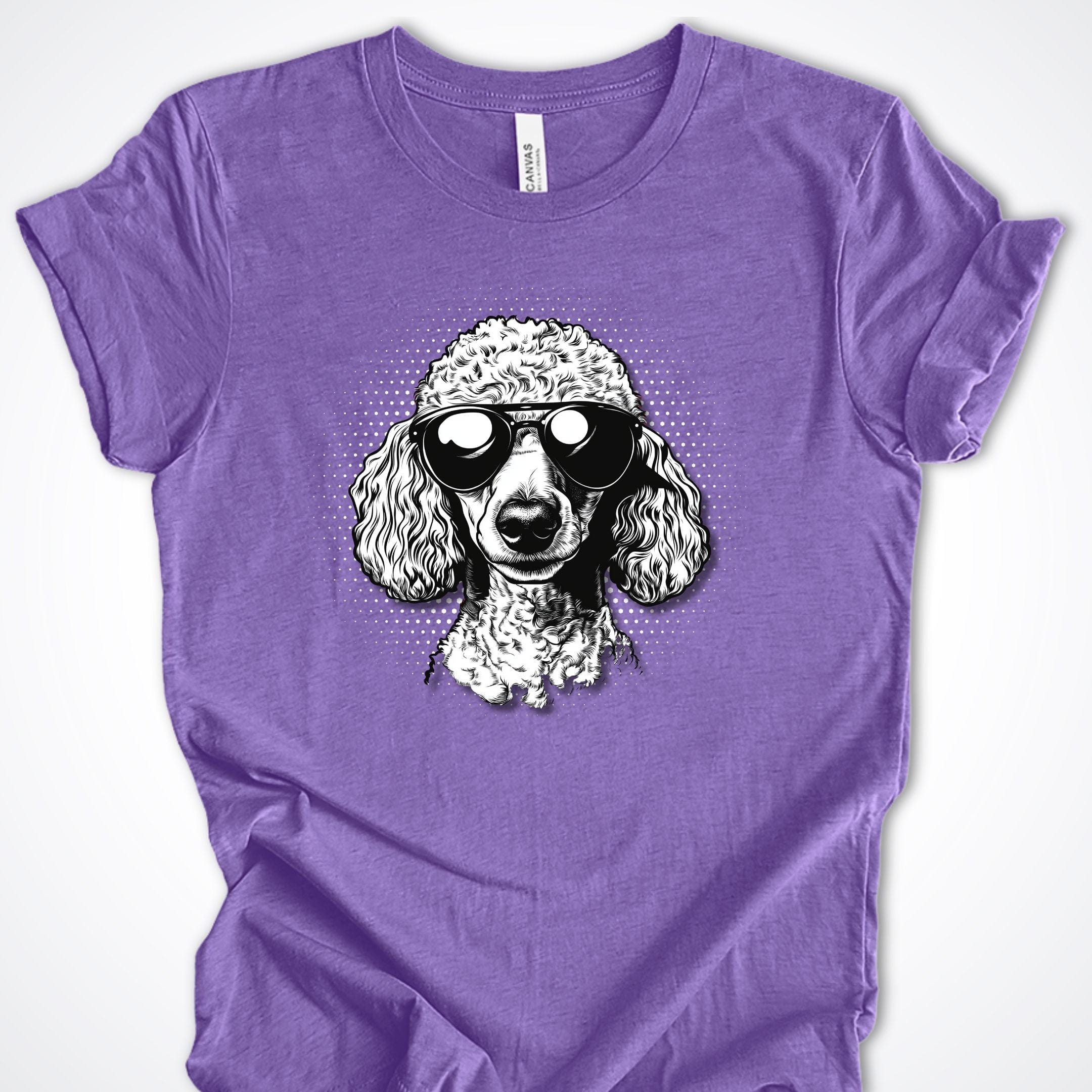 T-Shirt Heather Team Purple / S Poodle Top Dog Premium Unisex T-Shirt ReallyintoDogs