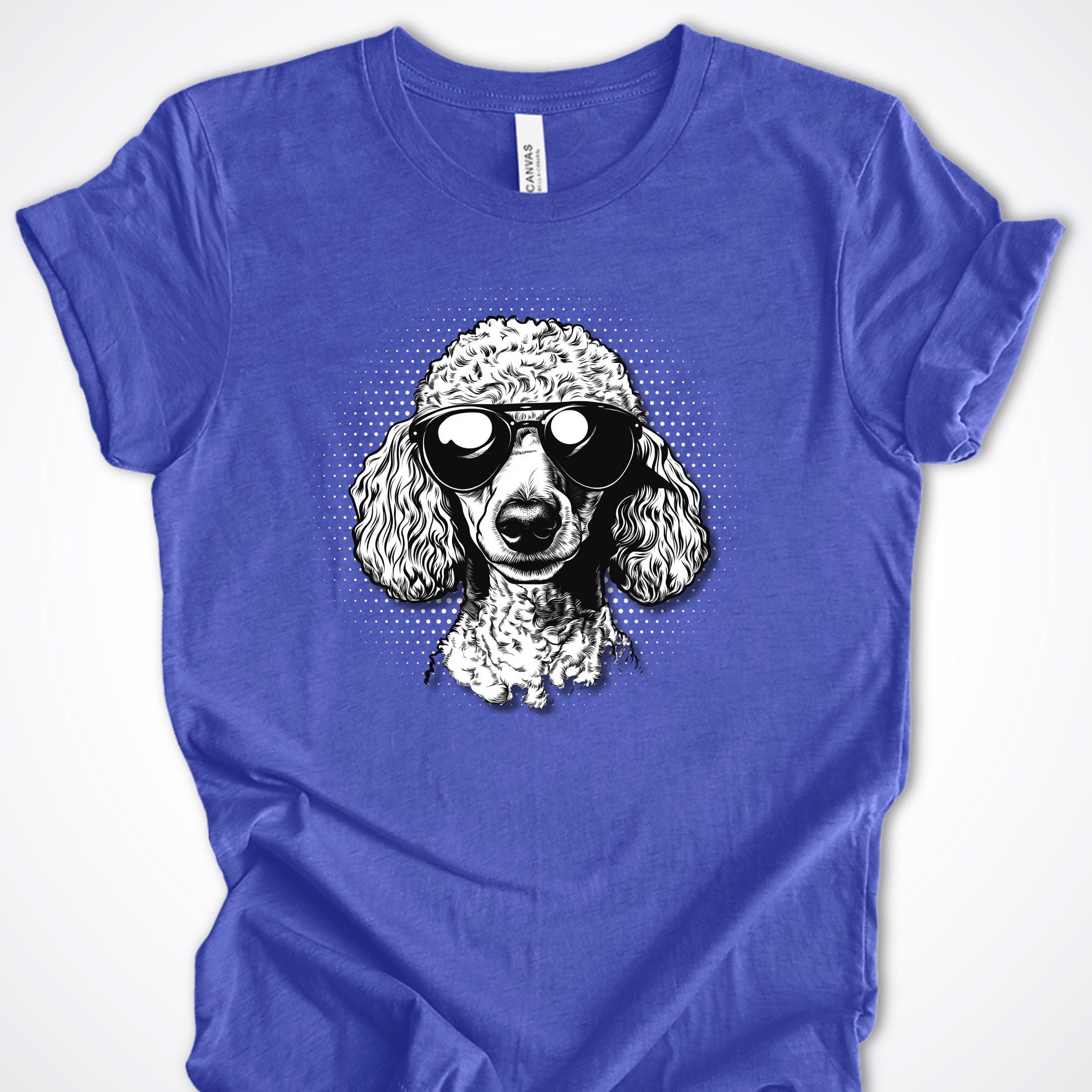 T-Shirt Heather True Royal / S Poodle Top Dog Premium Unisex T-Shirt ReallyintoDogs