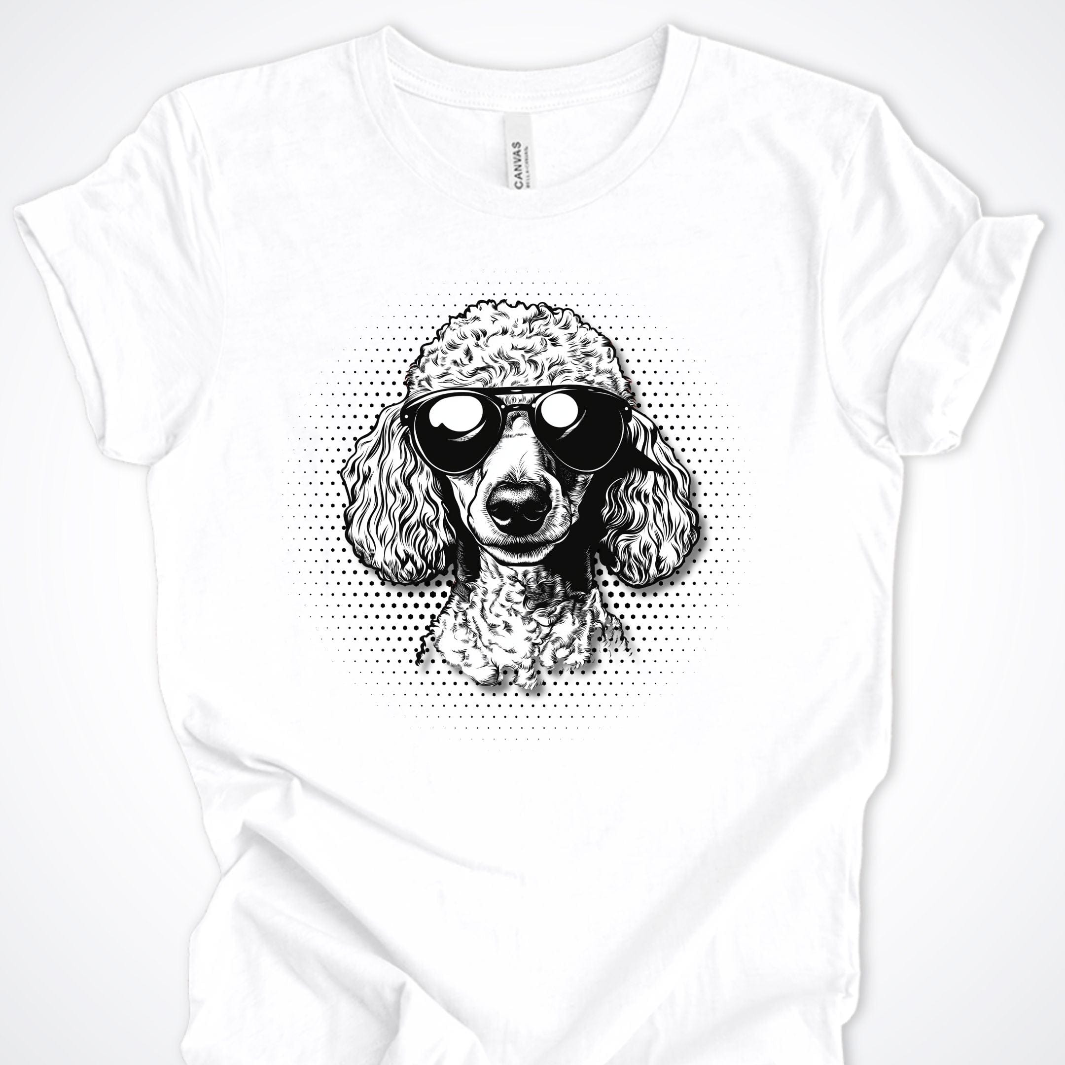 T-Shirt White / S Poodle Top Dog Premium Unisex T-Shirt ReallyintoDogs