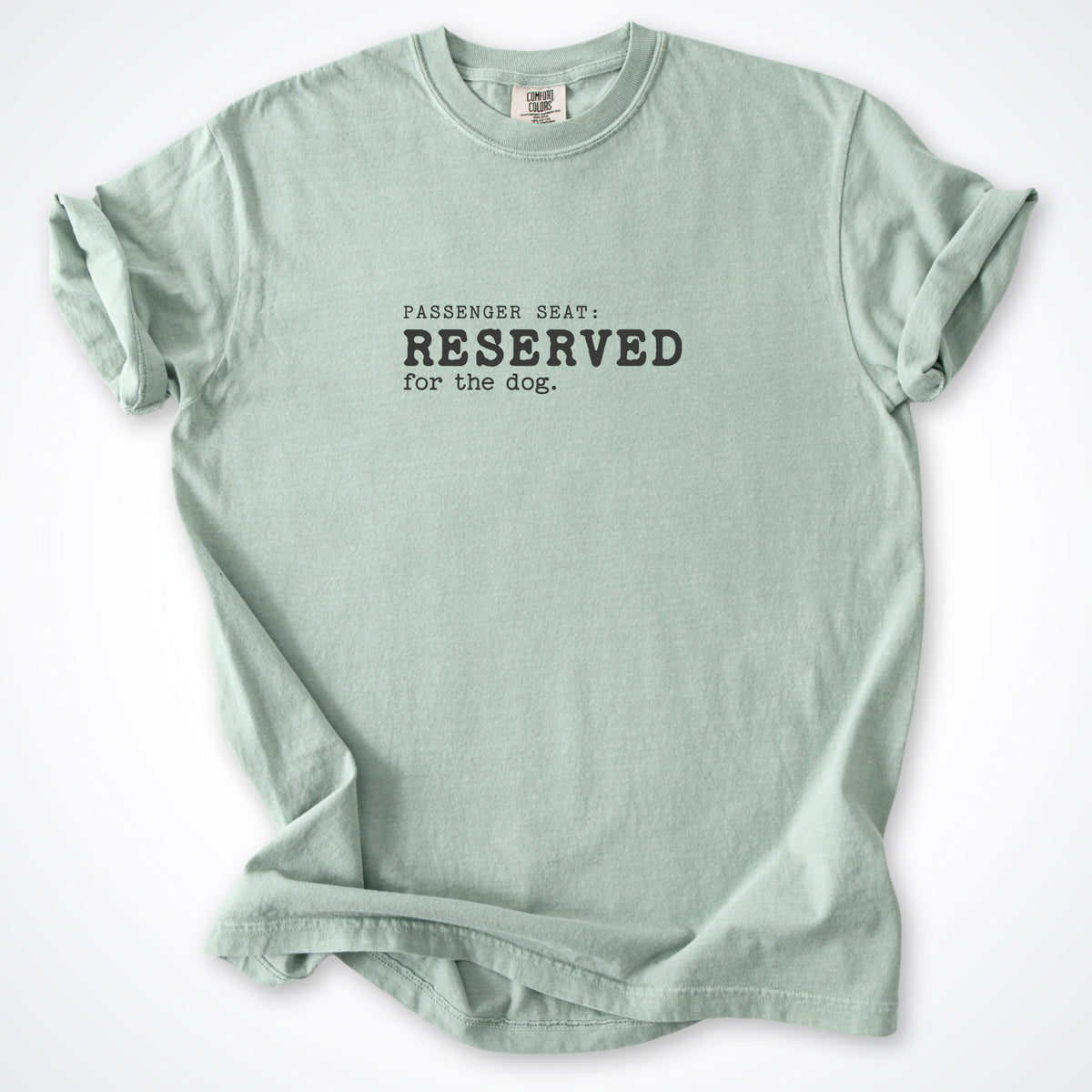 Passenger Seat: Reserved For The Dog Premium T-Shirt