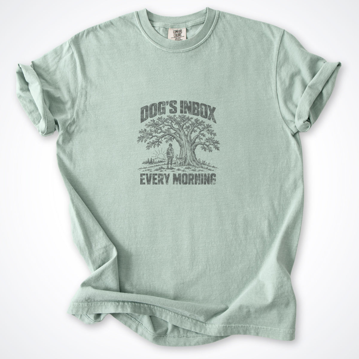 Dog's Inbox. Every Morning. Premium T-Shirt