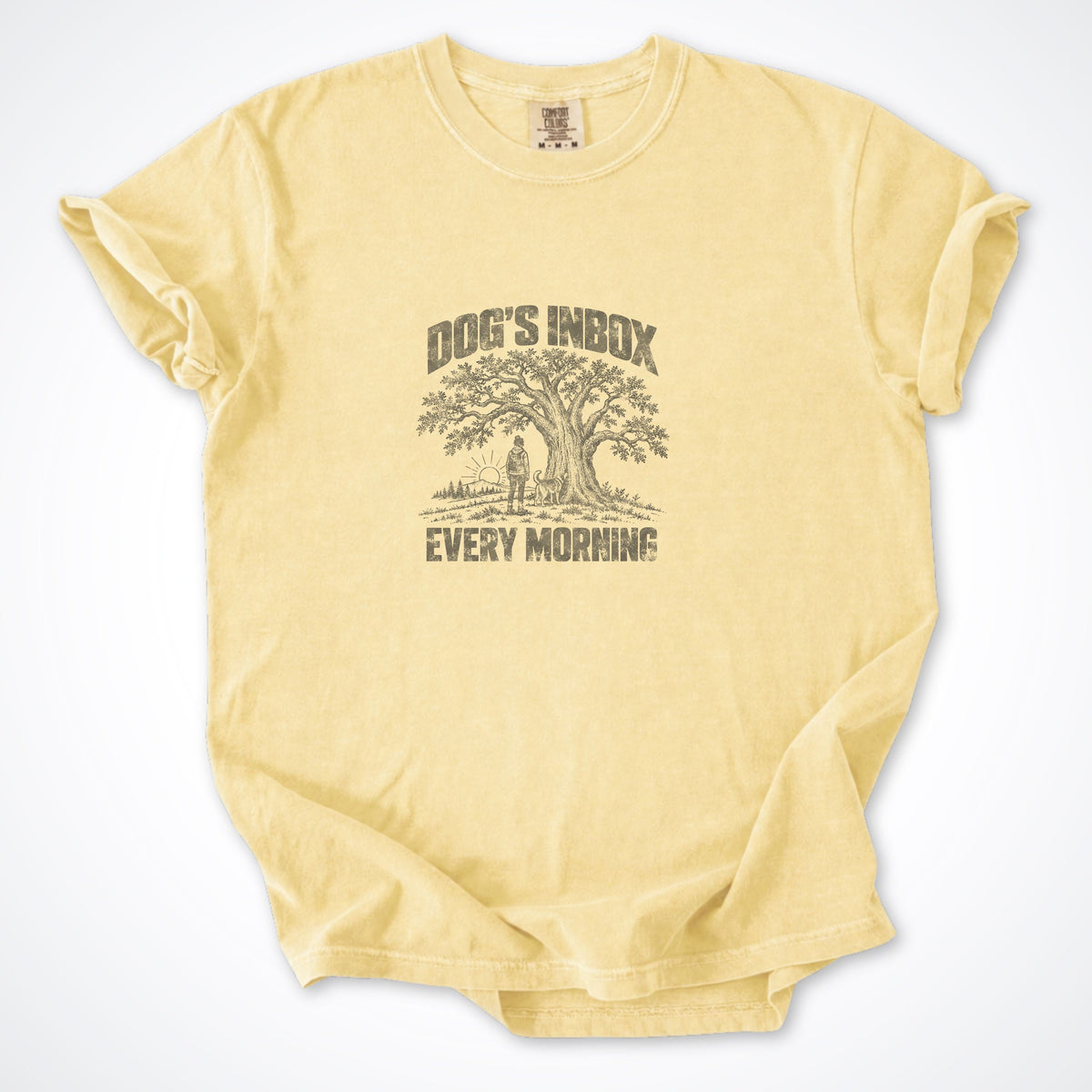 Dog's Inbox. Every Morning. Premium T-Shirt