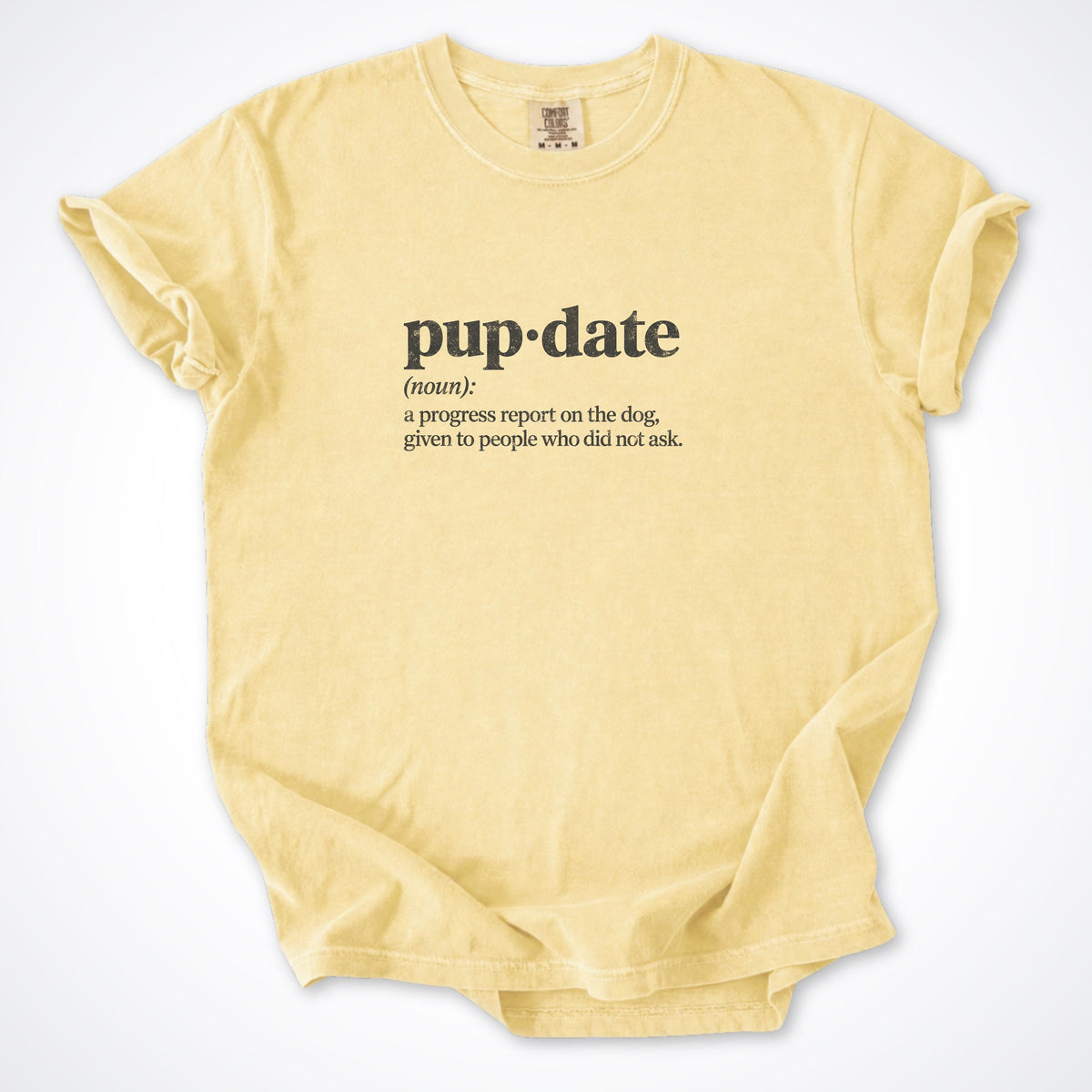 Pup-date (Noun) Premium T-Shirt