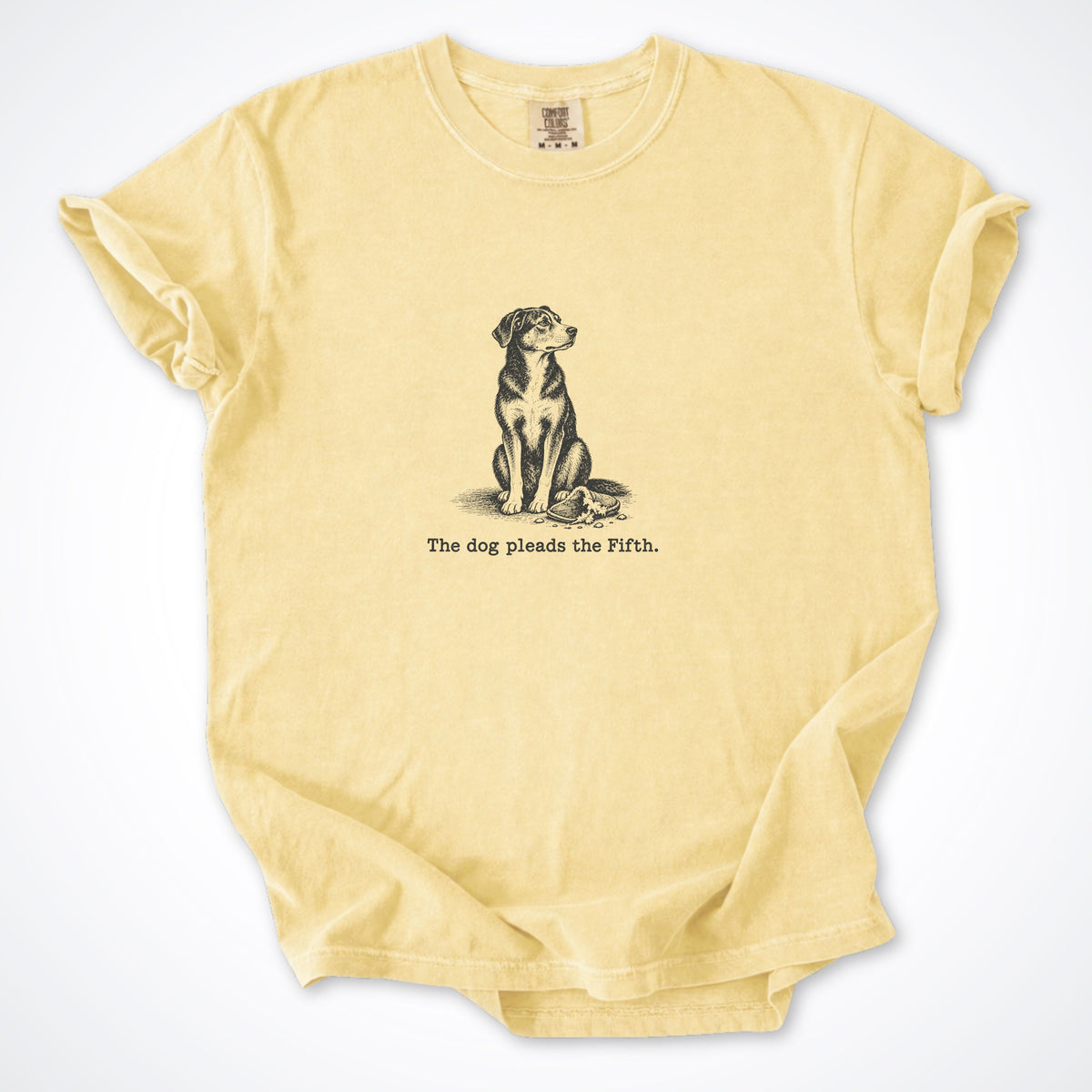 The Dog Pleads The Fifth. Portrait Premium T-Shirt