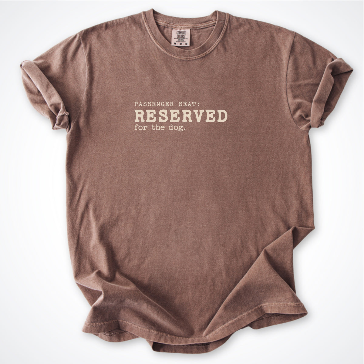 Passenger Seat: Reserved For The Dog Premium T-Shirt