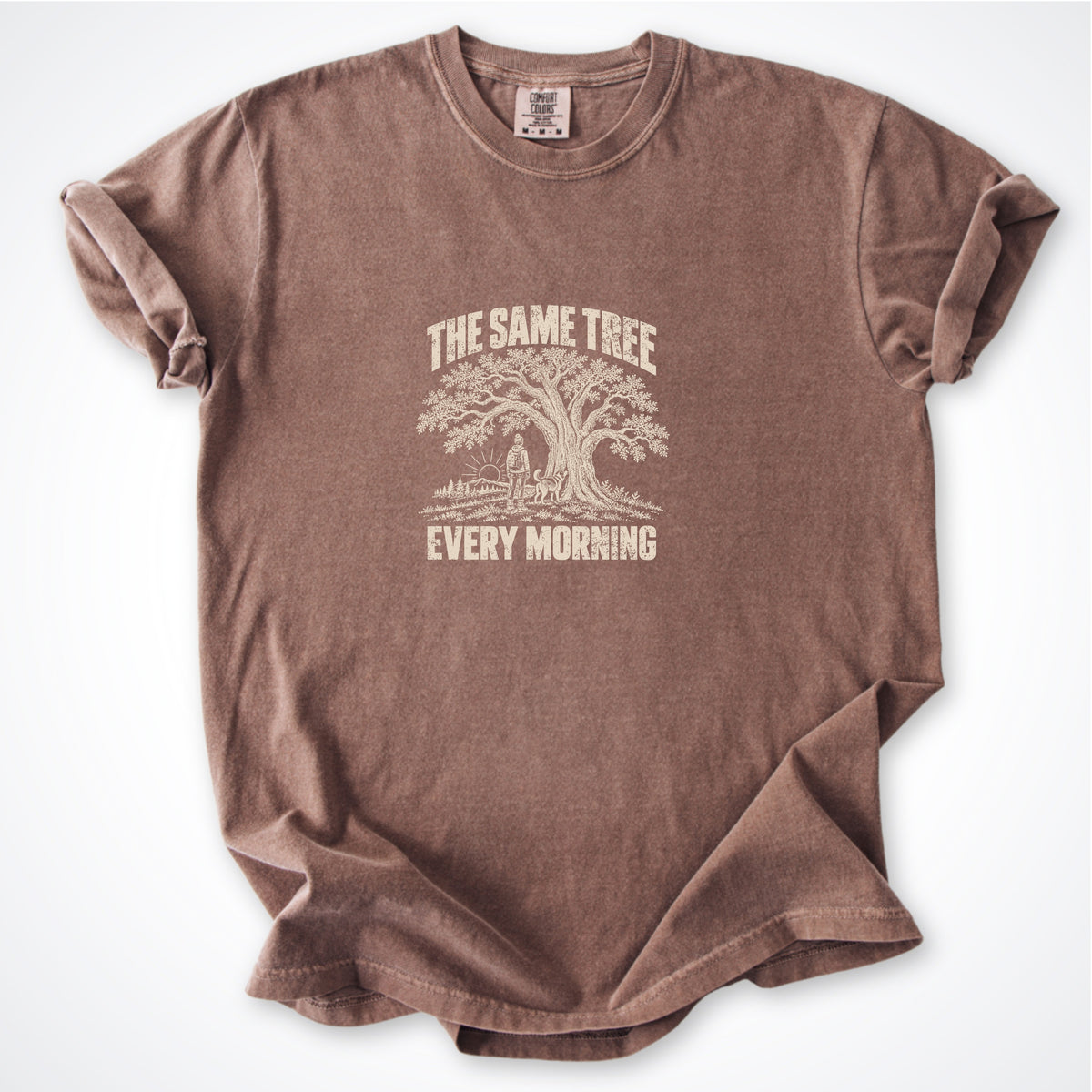 The Same Tree. Every Morning. Premium T-Shirt