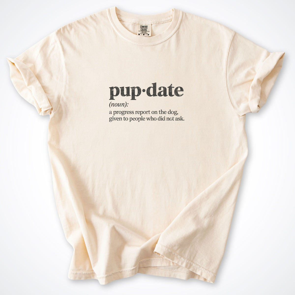 Pup-date (Noun) Premium T-Shirt