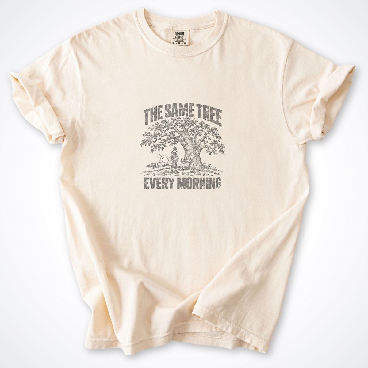 The Same Tree. Every Morning. Premium T-Shirt