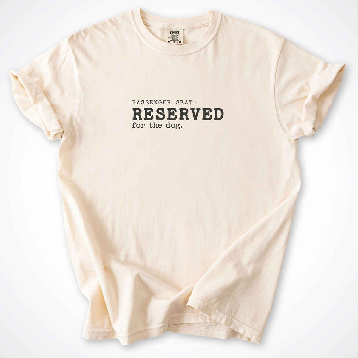 Passenger Seat: Reserved For The Dog Premium T-Shirt