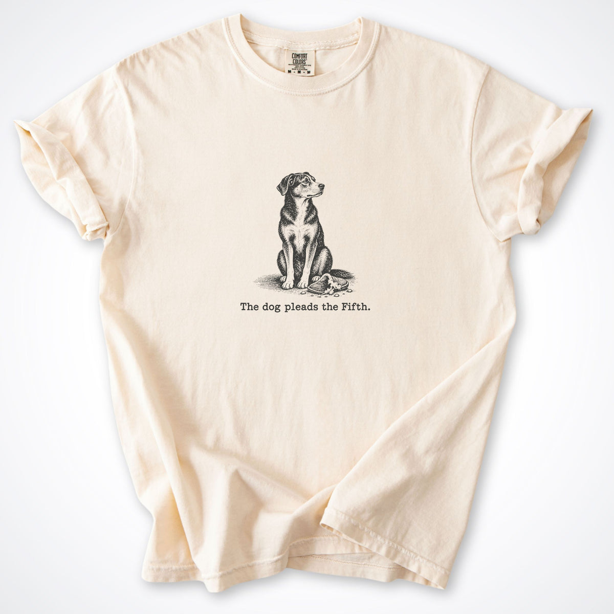 The Dog Pleads The Fifth. Portrait Premium T-Shirt