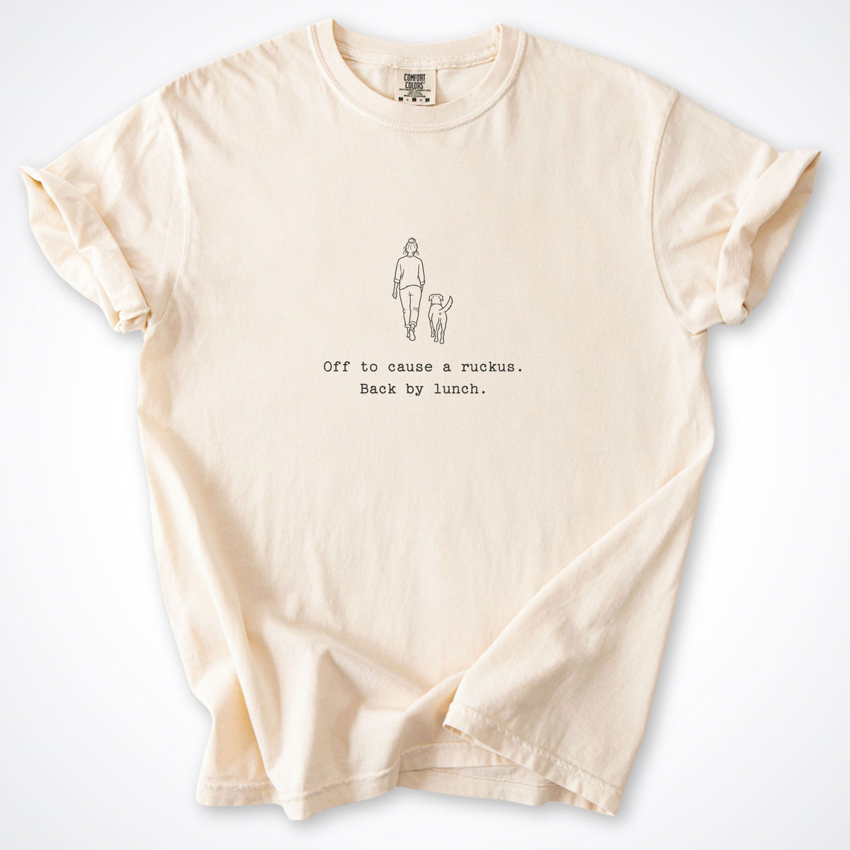 Off To Cause A Ruckus. Back By Lunch. Premium T-Shirt