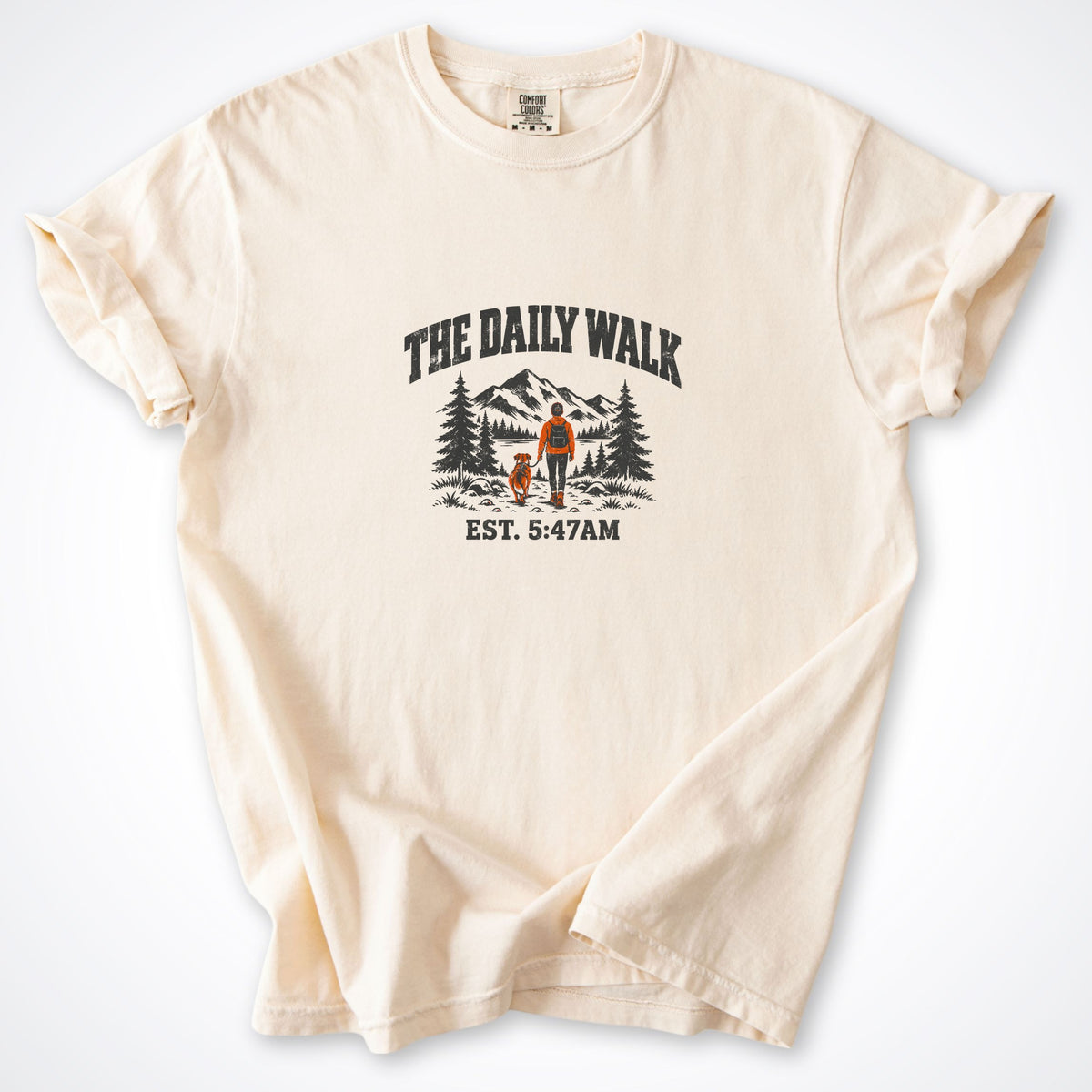 The Daily Walk. Man & Dog Premium T-Shirt