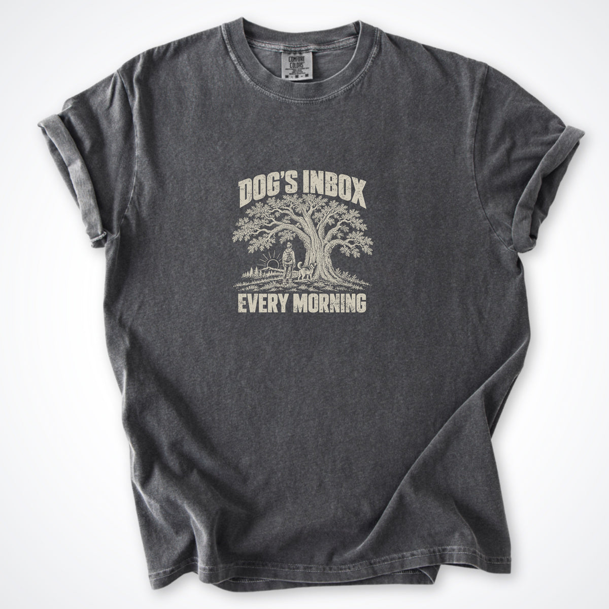 Dog's Inbox. Every Morning. Premium T-Shirt