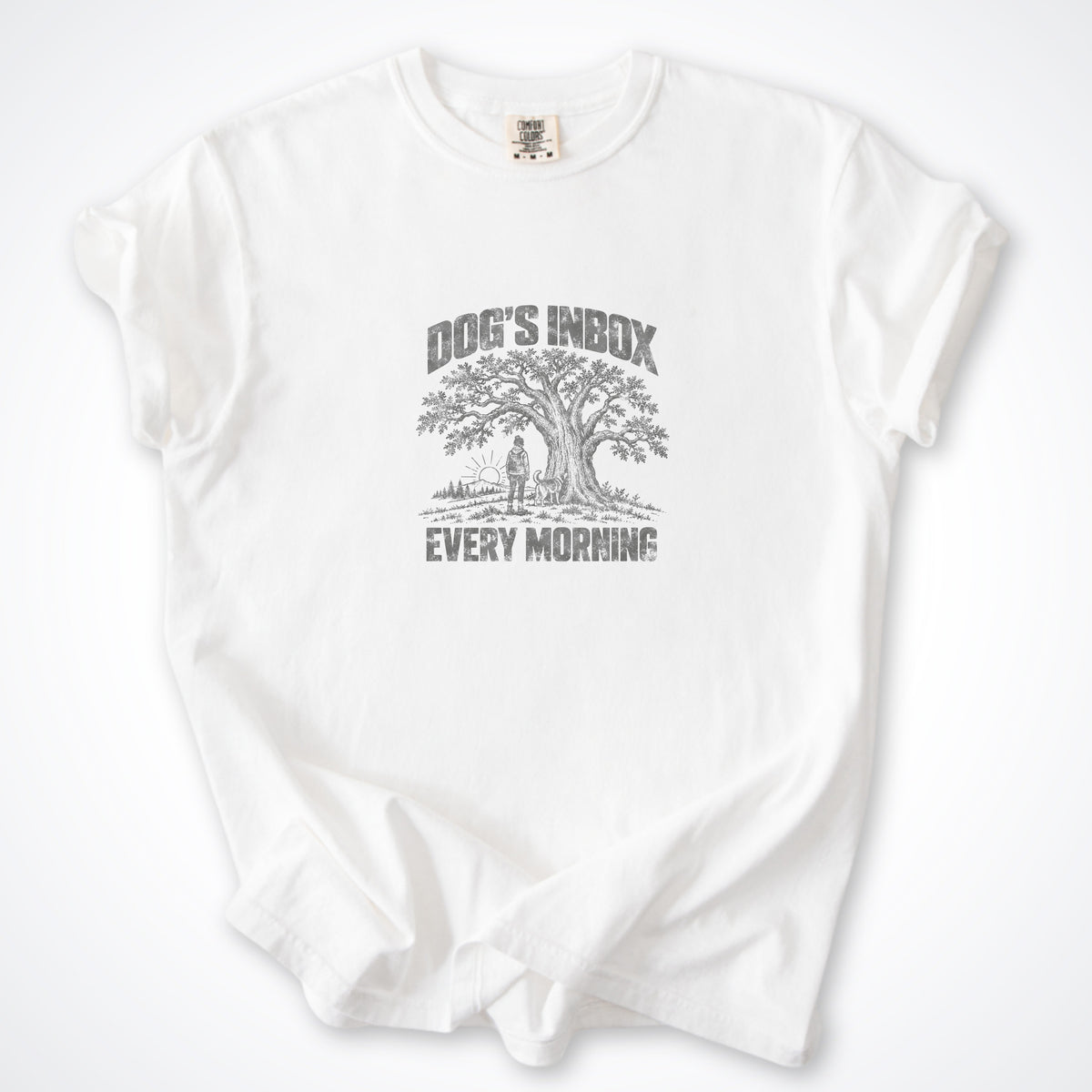 Dog's Inbox. Every Morning. Premium T-Shirt