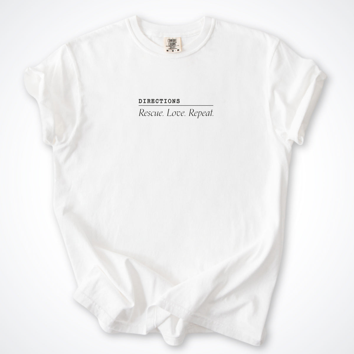 Rescue. Love. Repeat. Directions Premium T-Shirt