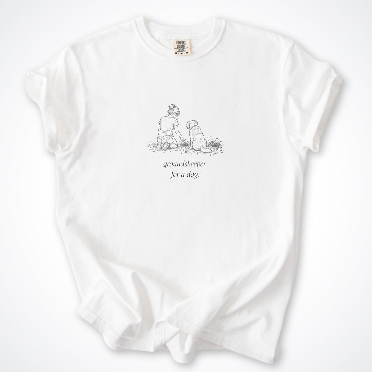 Groundskeeper. For A Dog. Sketch Premium T-Shirt