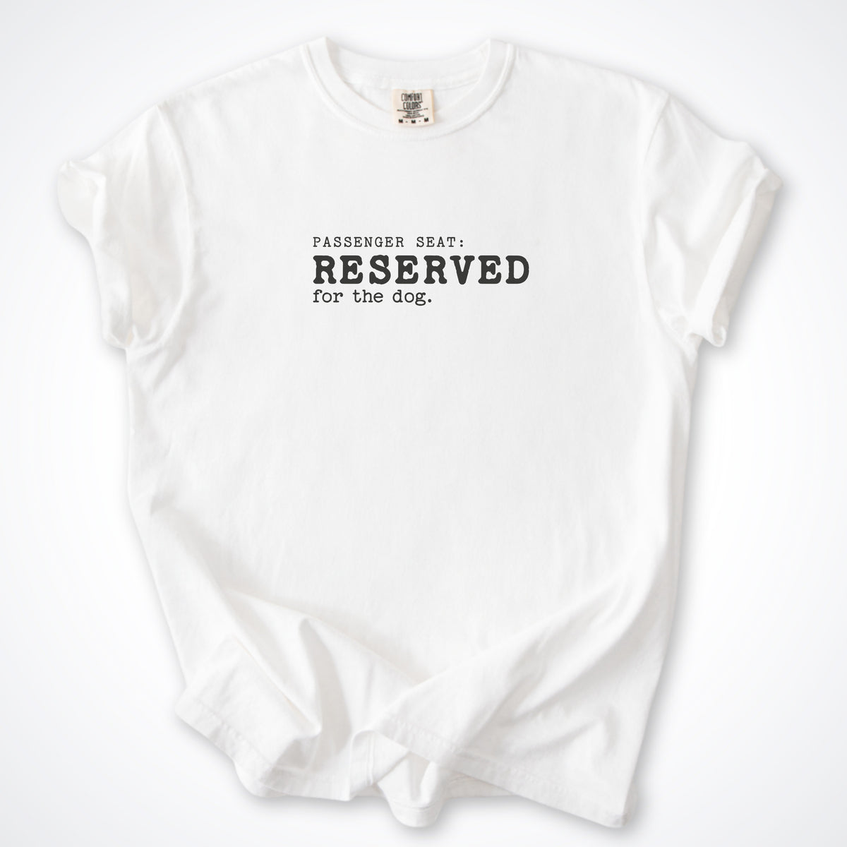 Passenger Seat: Reserved For The Dog Premium T-Shirt