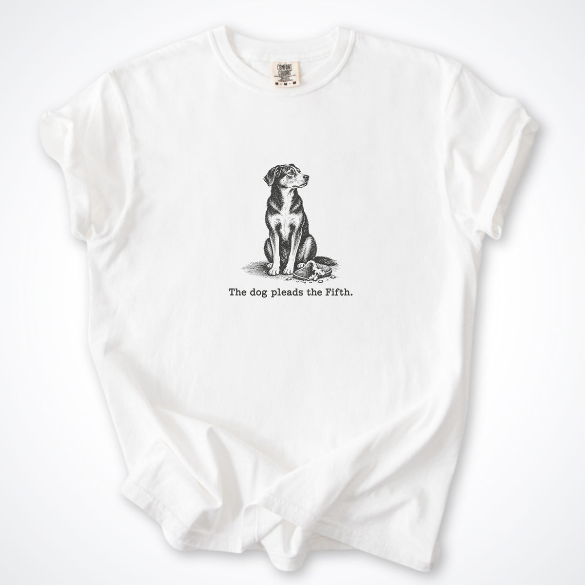 The Dog Pleads The Fifth. Portrait Premium T-Shirt