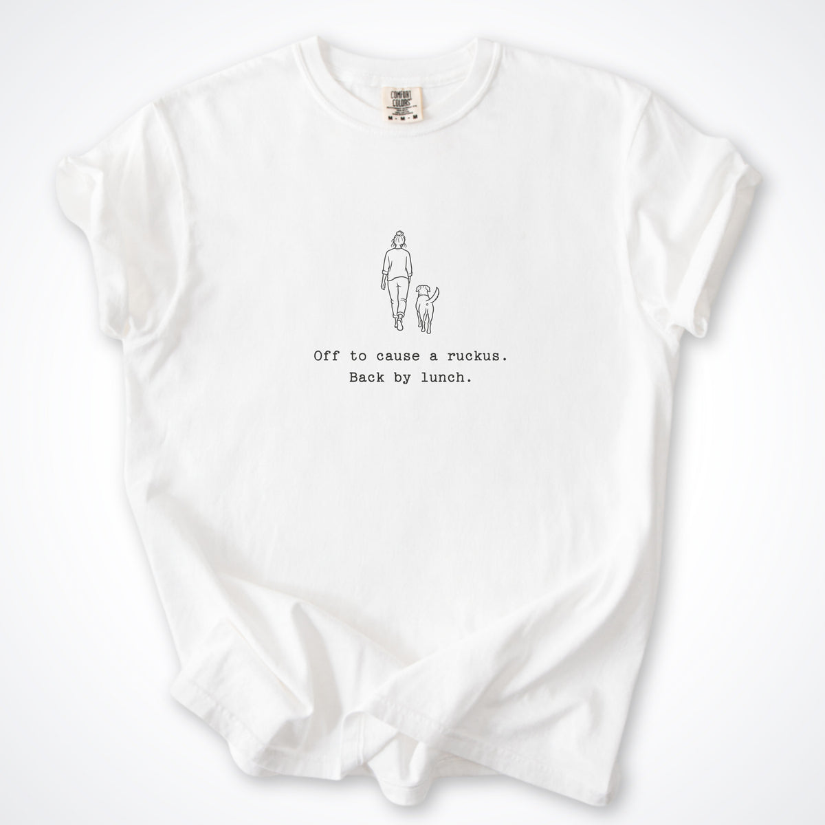 Off To Cause A Ruckus. Back By Lunch. Premium T-Shirt