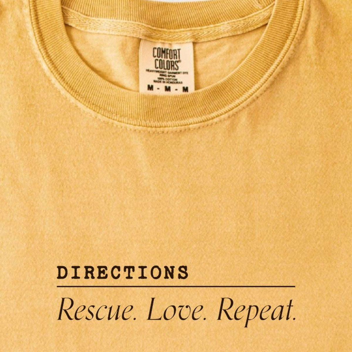 Rescue. Love. Repeat. Directions Premium T-Shirt