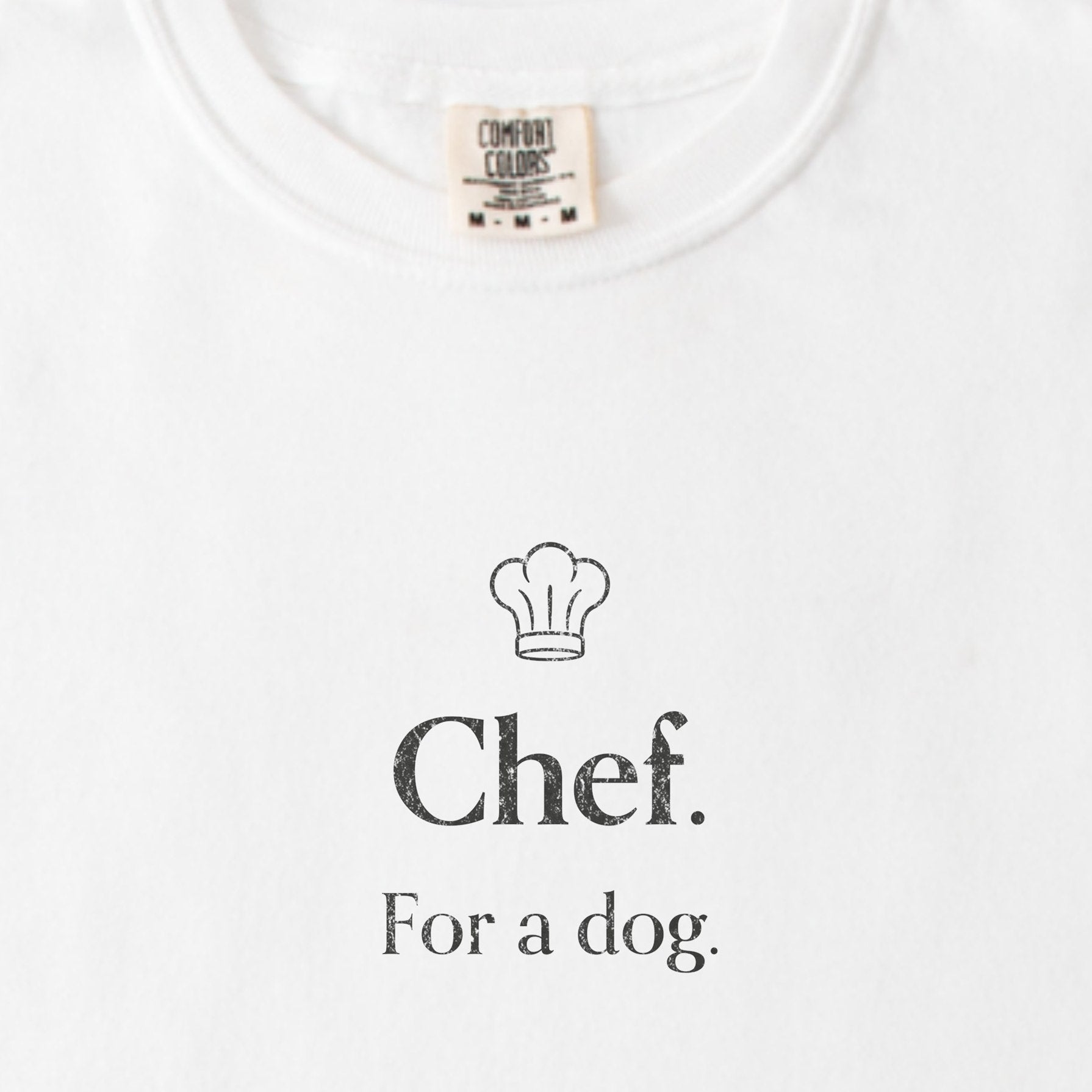 Chef. For a Dog. Premium T-Shirt