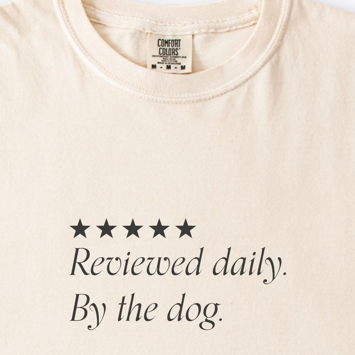 Reviewed Daily. By The Dog. Premium T-Shirt