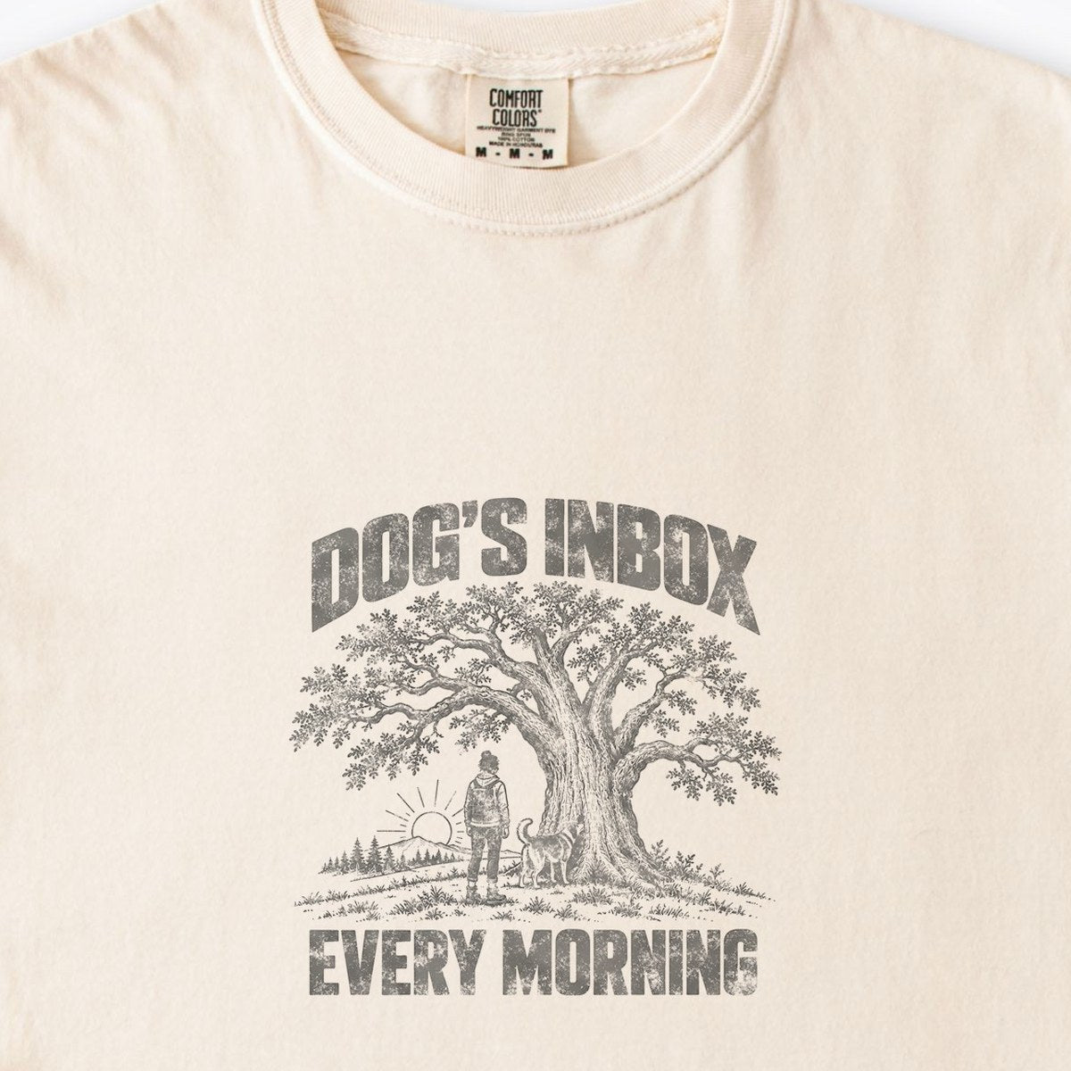 Dog's Inbox. Every Morning. Premium T-Shirt