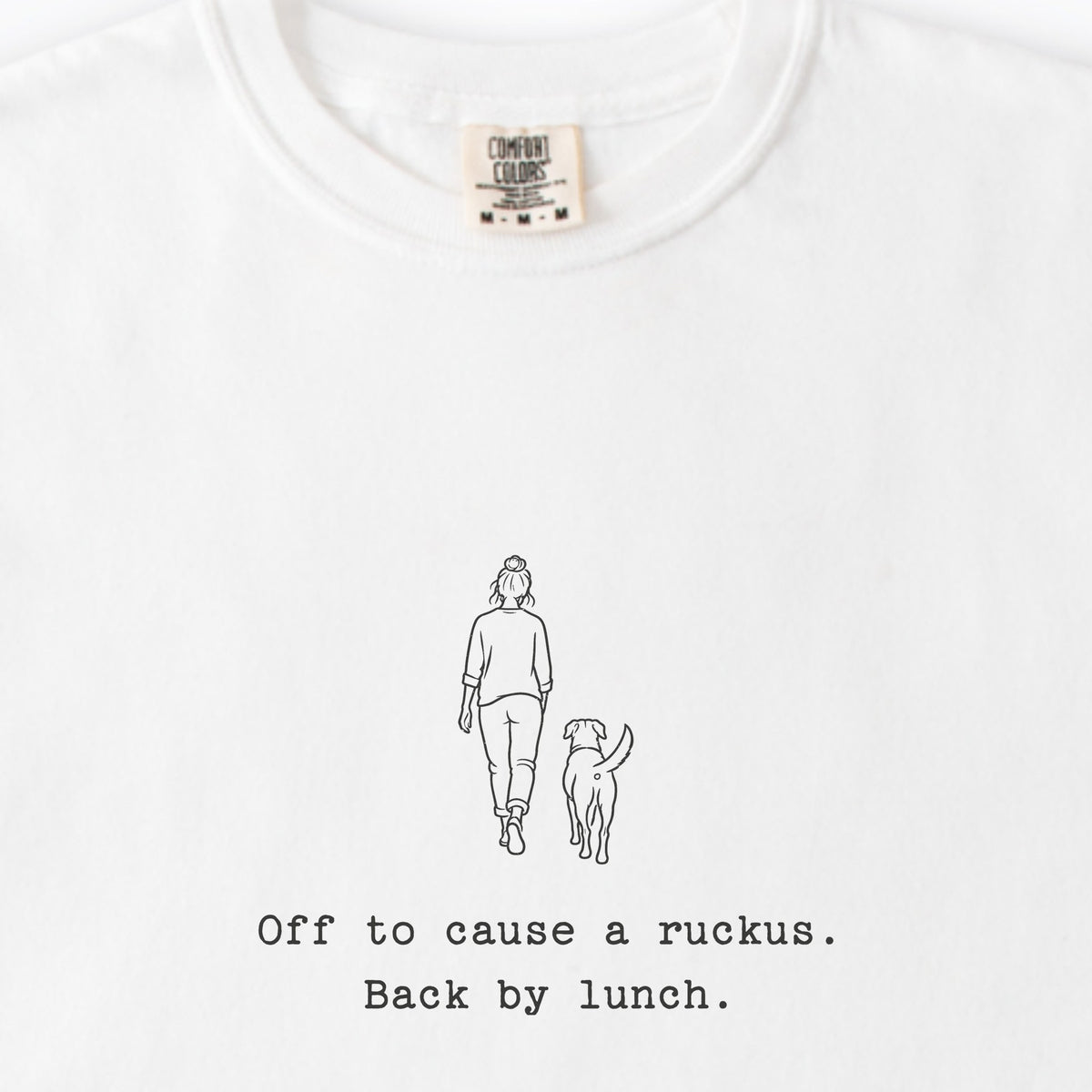 Off To Cause A Ruckus. Back By Lunch. Premium T-Shirt