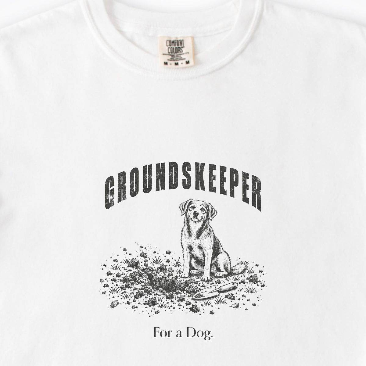 Groundskeeper. For A Dog. Arch Premium T-Shirt