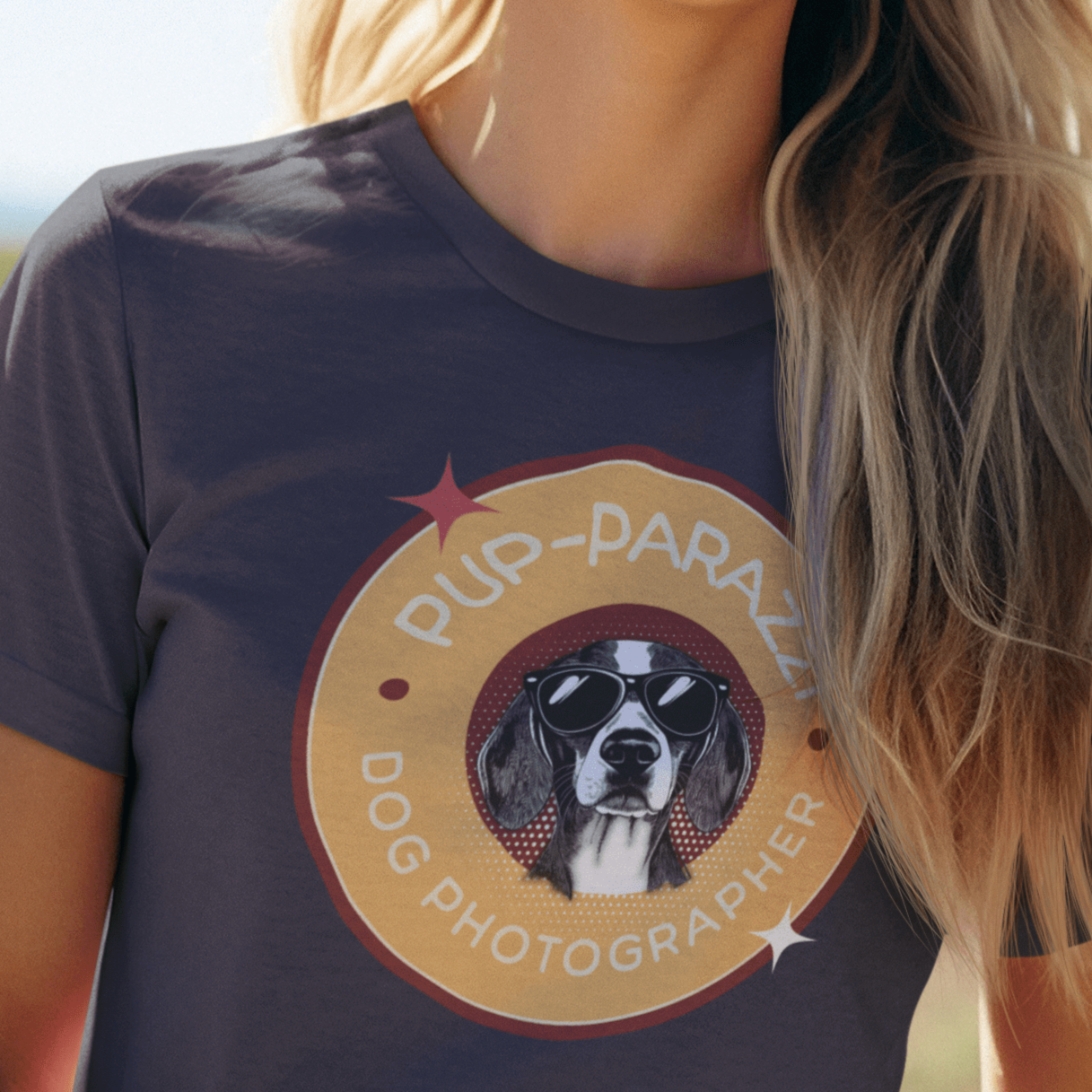 T-Shirt Pup-parazzi Beagle Premium Unisex T-Shirt ReallyintoDogs