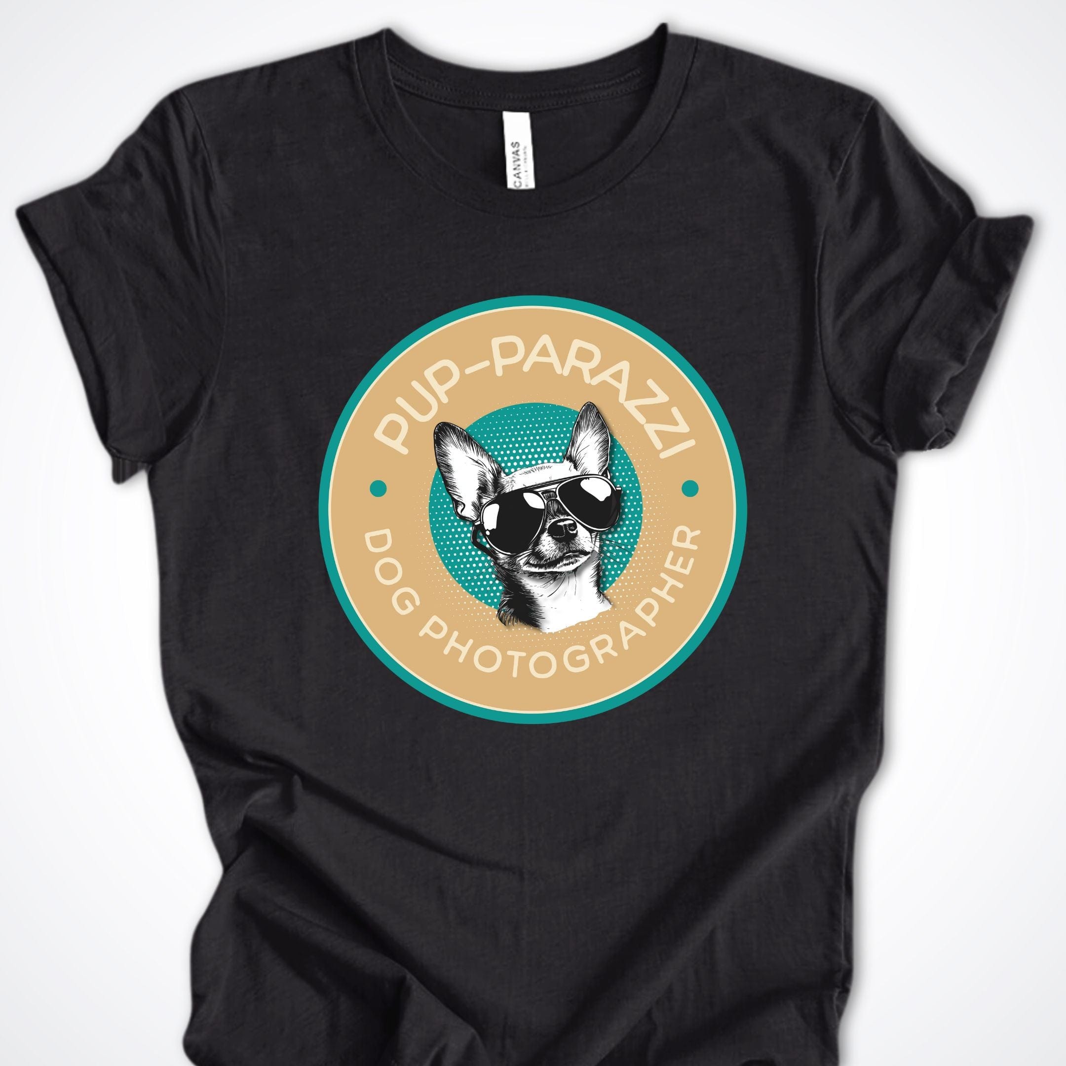 T-Shirt Black Heather / S Pup-parazzi Chihuahua Premium Unisex T-Shirt ReallyintoDogs