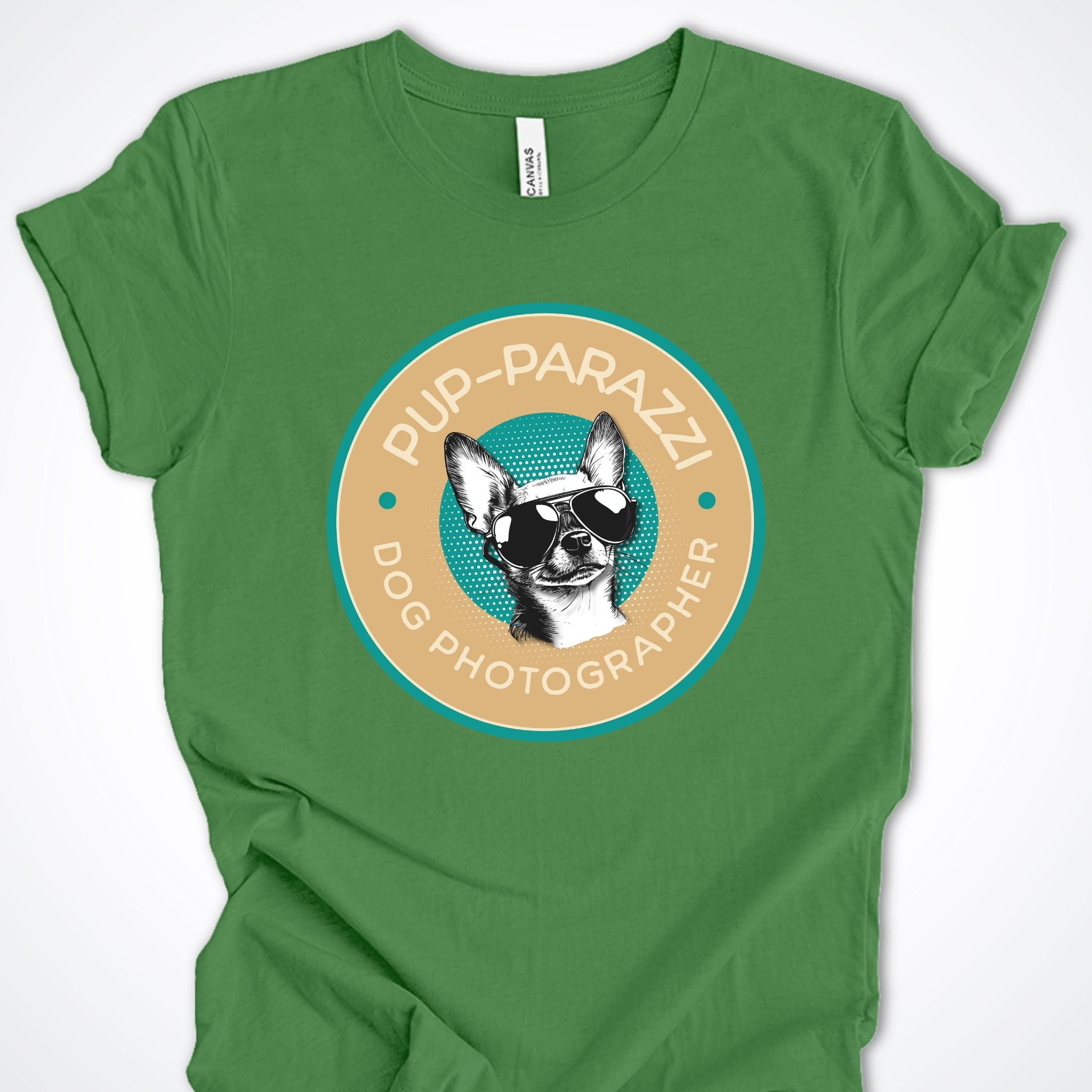 T-Shirt Leaf / S Pup-parazzi Chihuahua Premium Unisex T-Shirt ReallyintoDogs