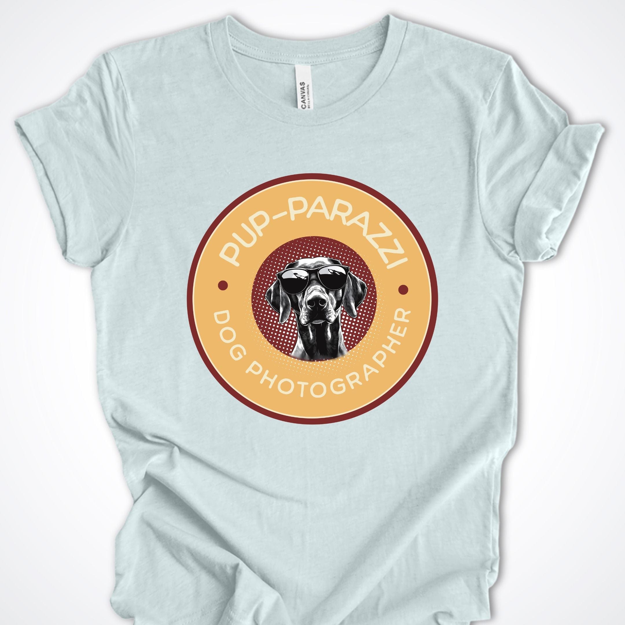 T-Shirt Heather Ice Blue / S Pup-parazzi German Shorthair Pointer Premium Unisex T-Shirt ReallyintoDogs