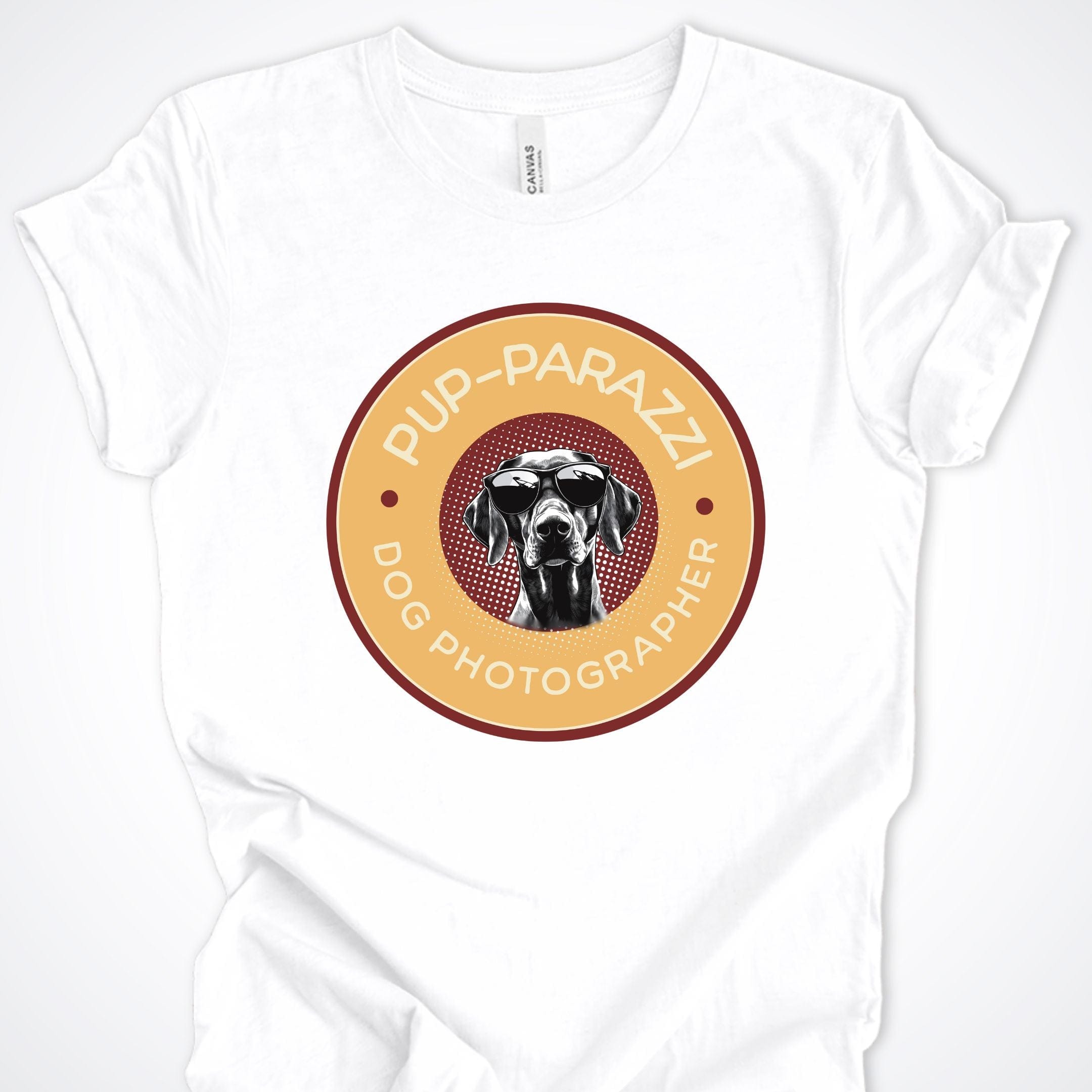 T-Shirt White / S Pup-parazzi German Shorthair Pointer Premium Unisex T-Shirt ReallyintoDogs