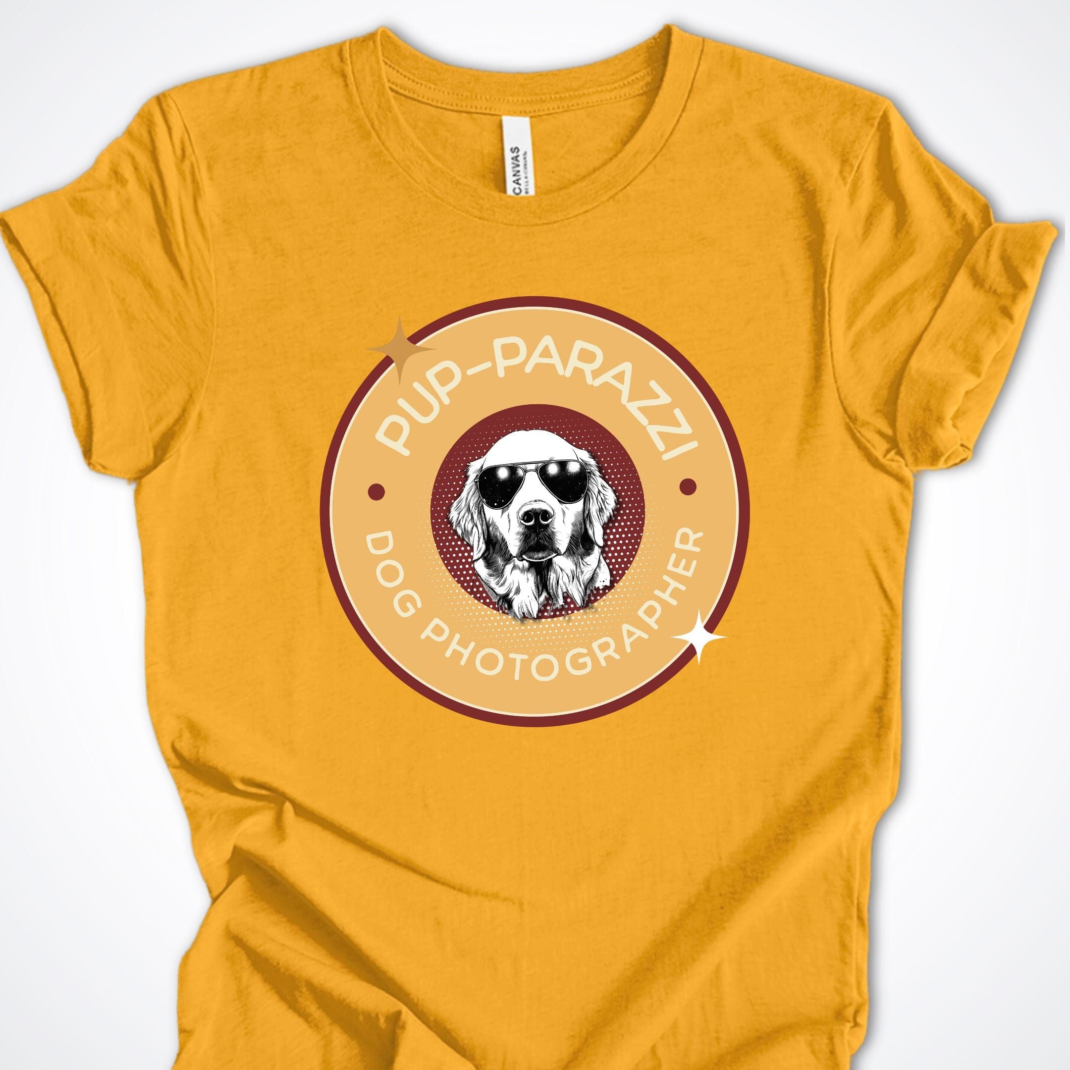 T-Shirt Gold / S Pup-parazzi Golden Retreiver Premium Unisex T-Shirt ReallyintoDogs