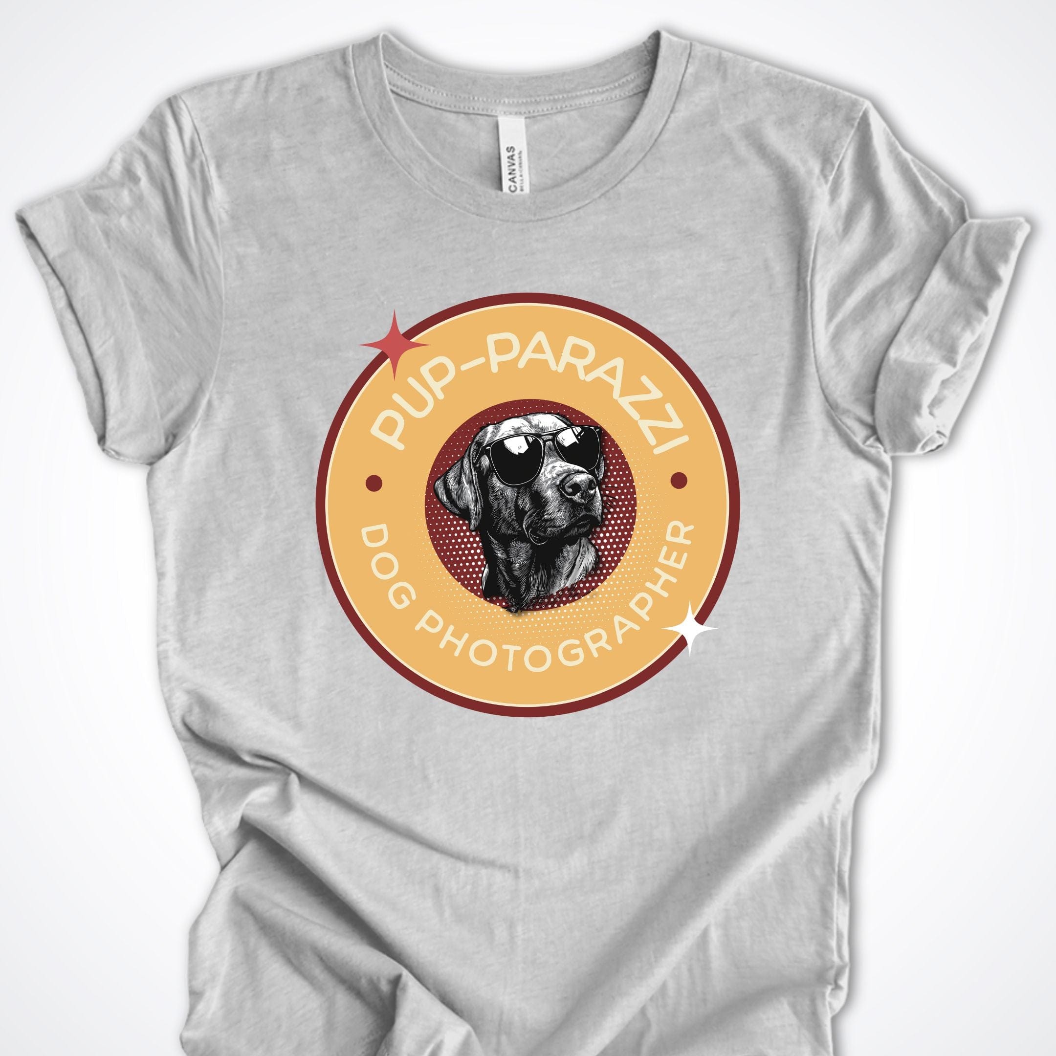 T-Shirt Athletic Heather / S Pup-parazzi Labrador Premium Unisex T-Shirt ReallyintoDogs