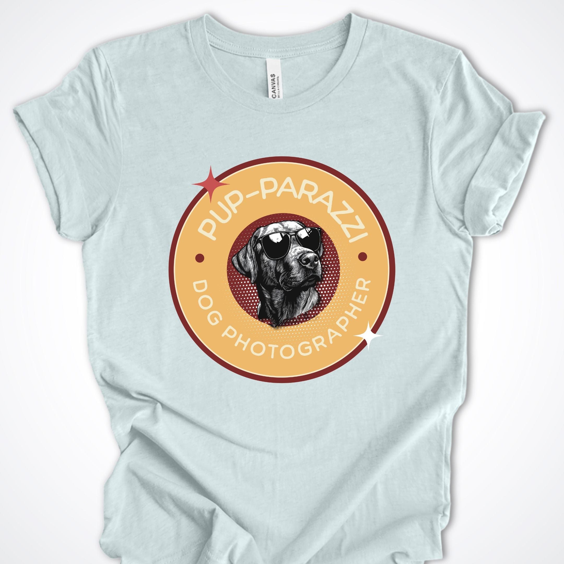 T-Shirt Heather Ice Blue / S Pup-parazzi Labrador Premium Unisex T-Shirt ReallyintoDogs