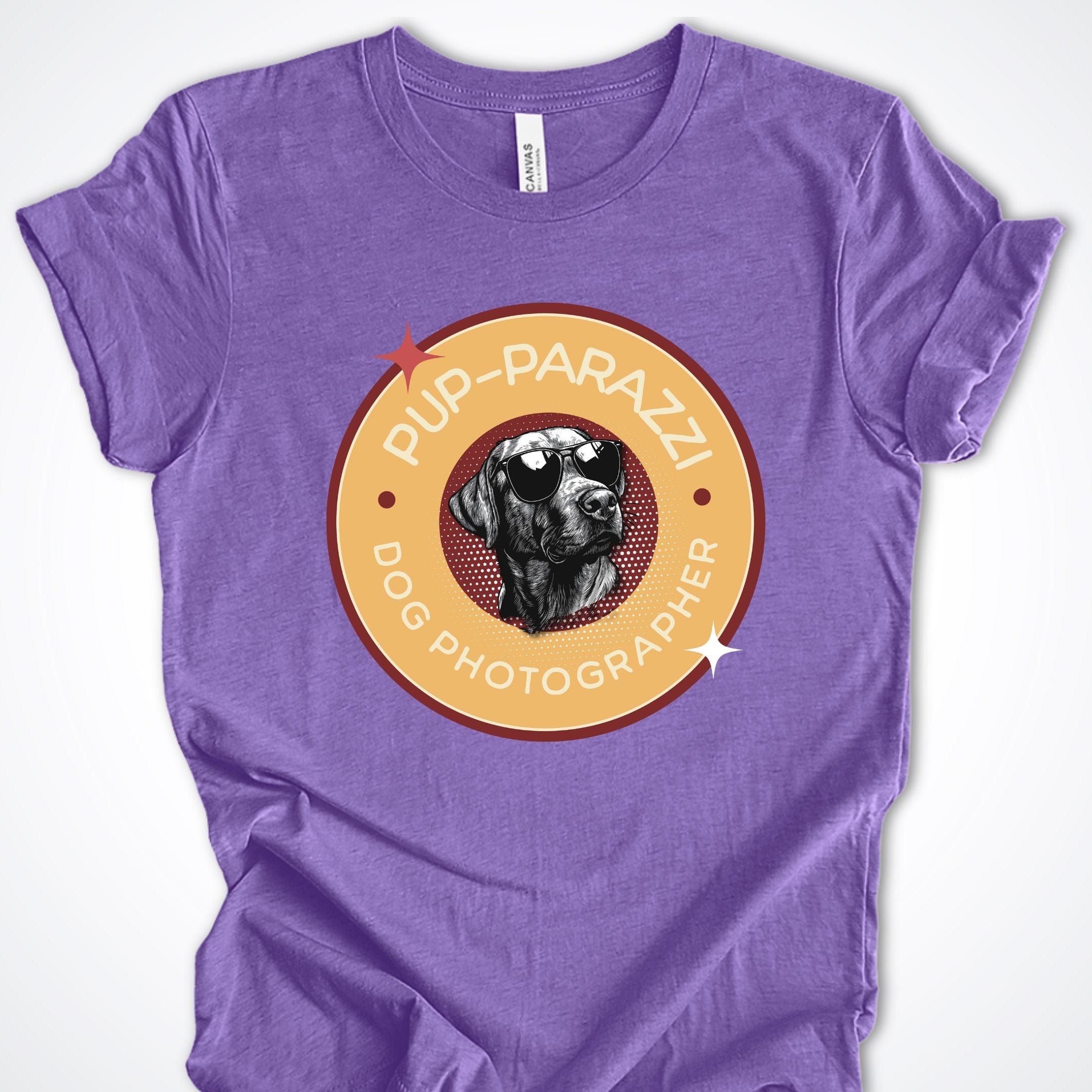 T-Shirt Heather Team Purple / S Pup-parazzi Labrador Premium Unisex T-Shirt ReallyintoDogs