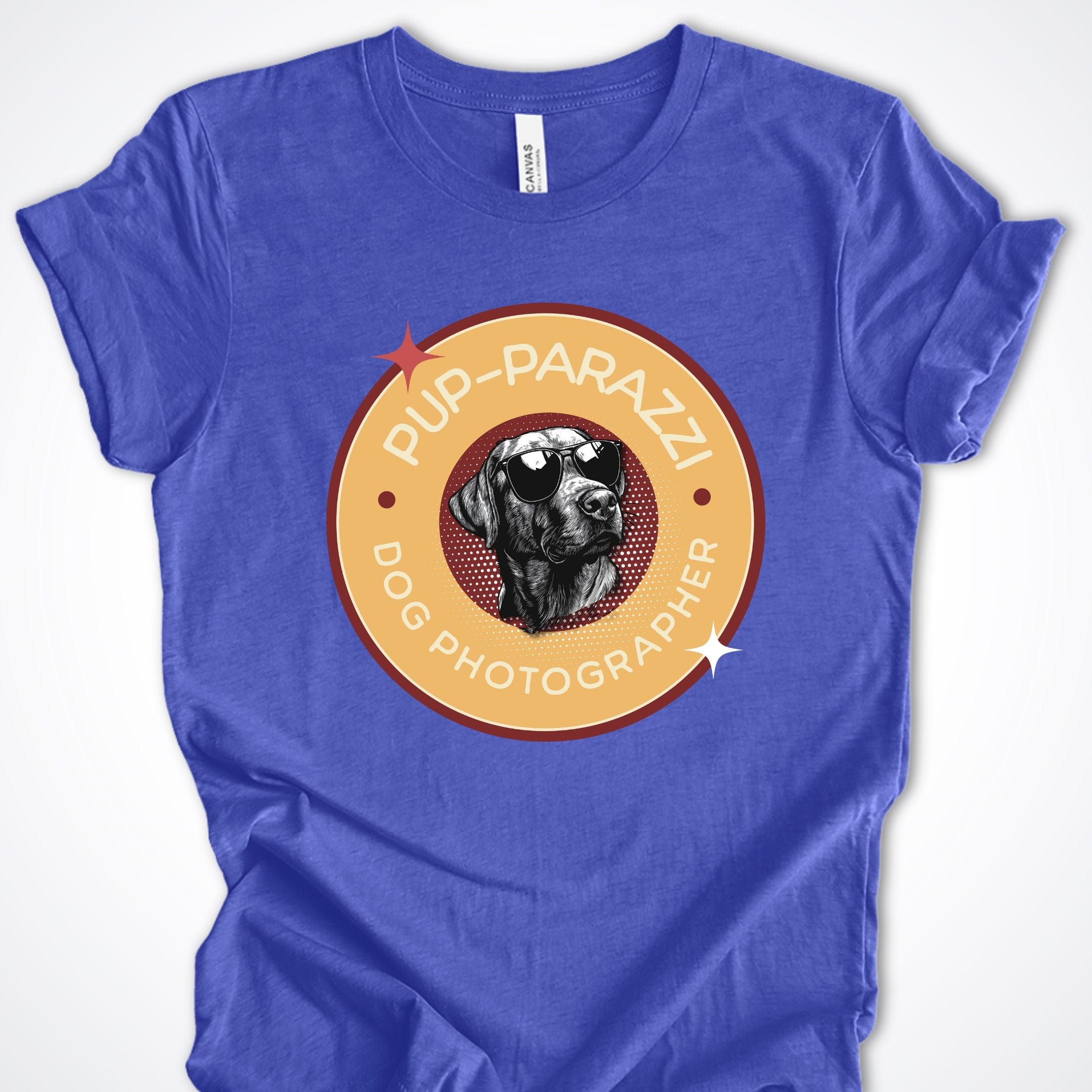 T-Shirt Heather True Royal / S Pup-parazzi Labrador Premium Unisex T-Shirt ReallyintoDogs