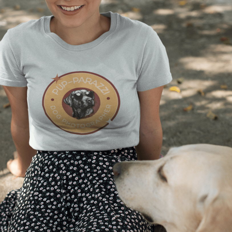 T-Shirt Pup-parazzi Labrador Premium Unisex T-Shirt ReallyintoDogs