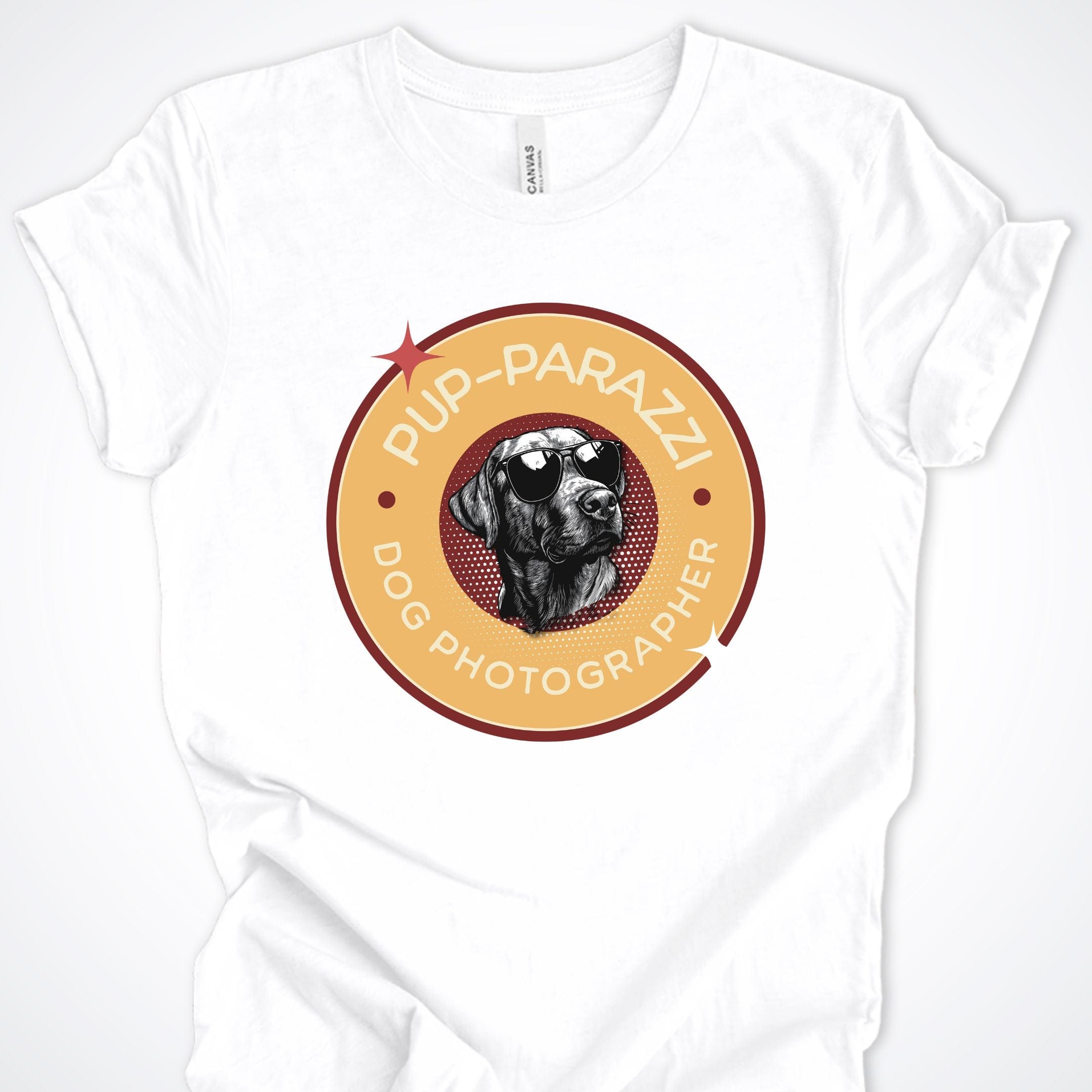 T-Shirt White / S Pup-parazzi Labrador Premium Unisex T-Shirt ReallyintoDogs