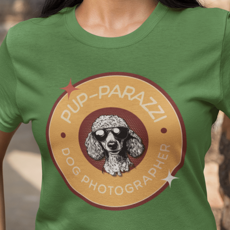 T-Shirt Pup-parazzi Poodle Premium Unisex T-Shirt ReallyintoDogs