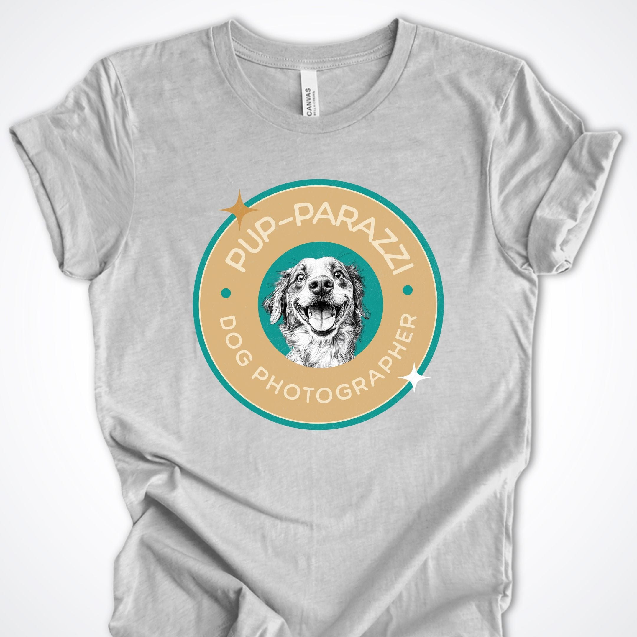 T-Shirt Athletic Heather / S Pup-parazzi Premium Unisex T-Shirt ReallyintoDogs