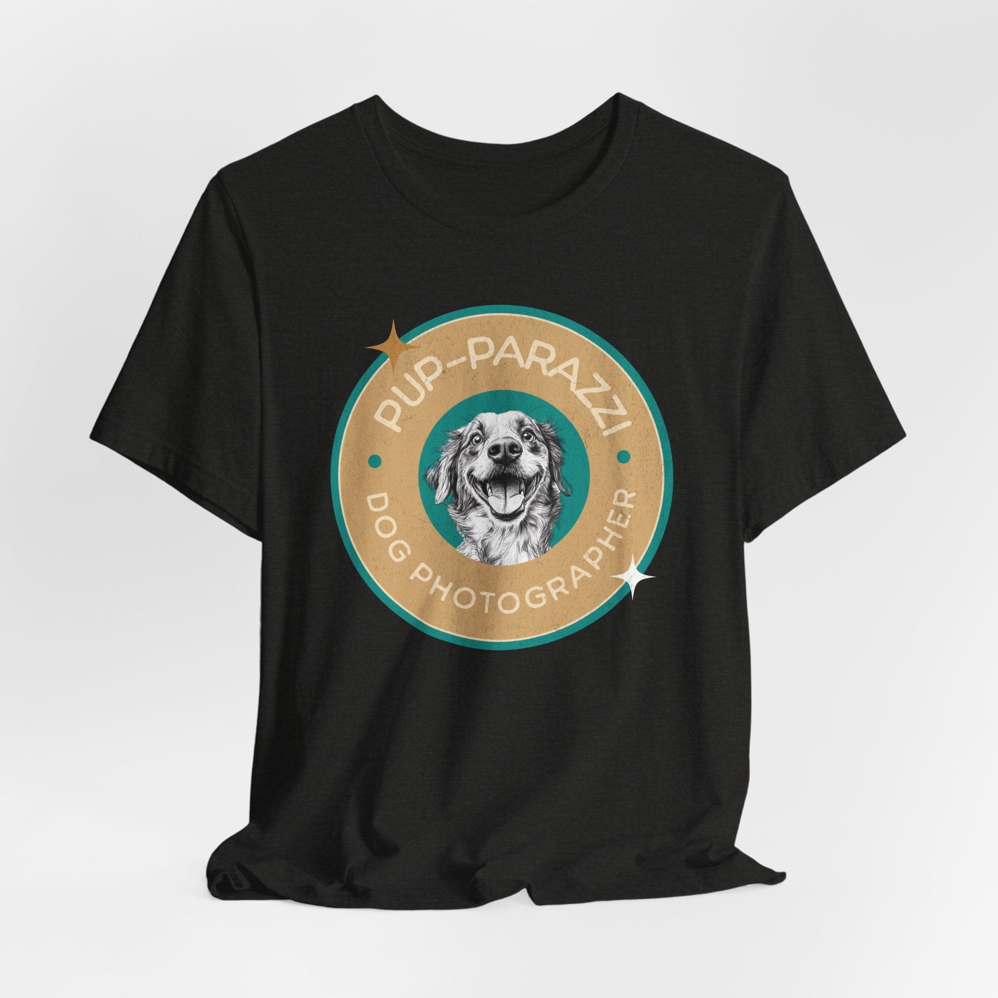 T-Shirt Black Heather / S Pup-parazzi Premium Unisex Tee - Fun Casual Wear for Dog Lovers --reallyintothat